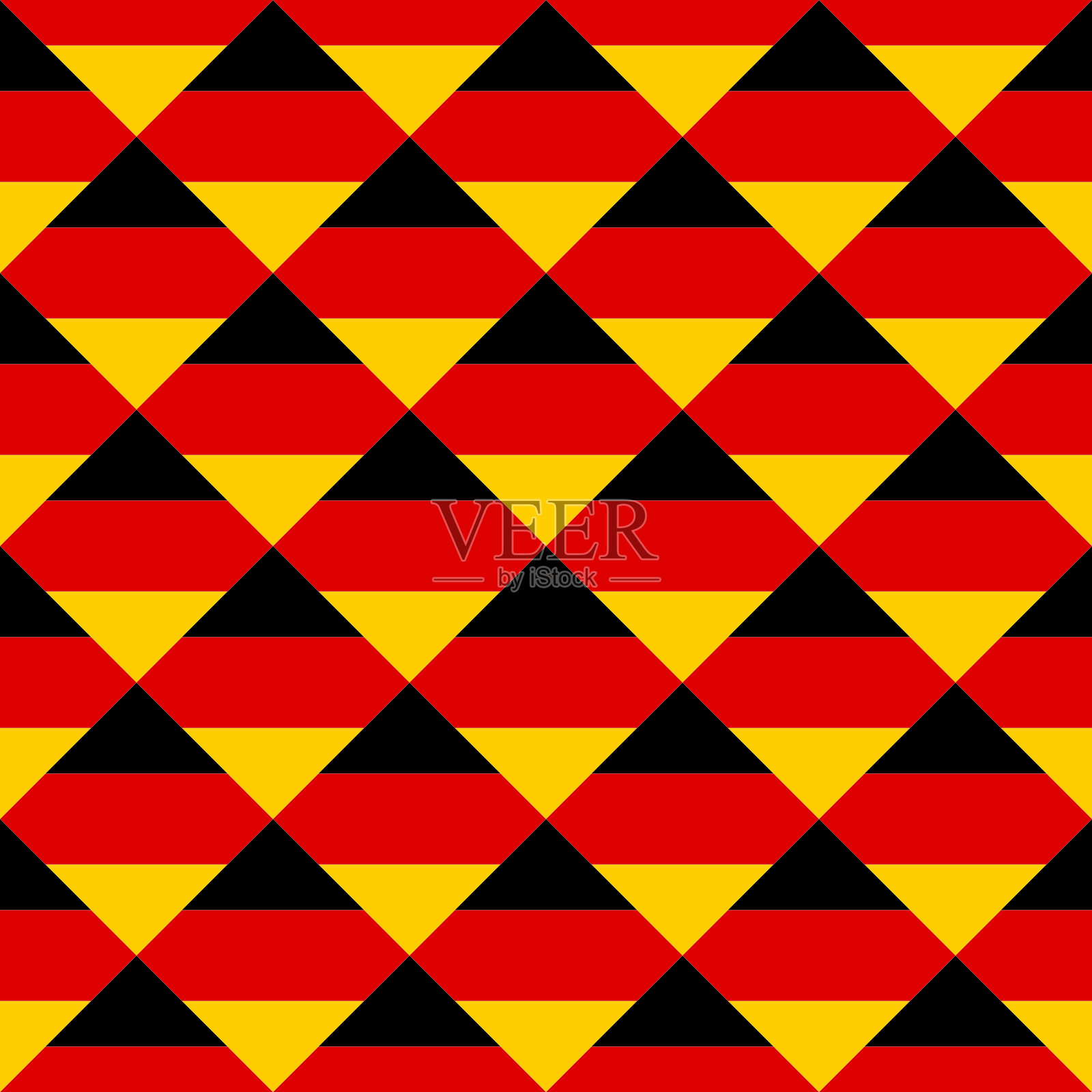 德国国旗，无缝图案。矢量图插画图片素材