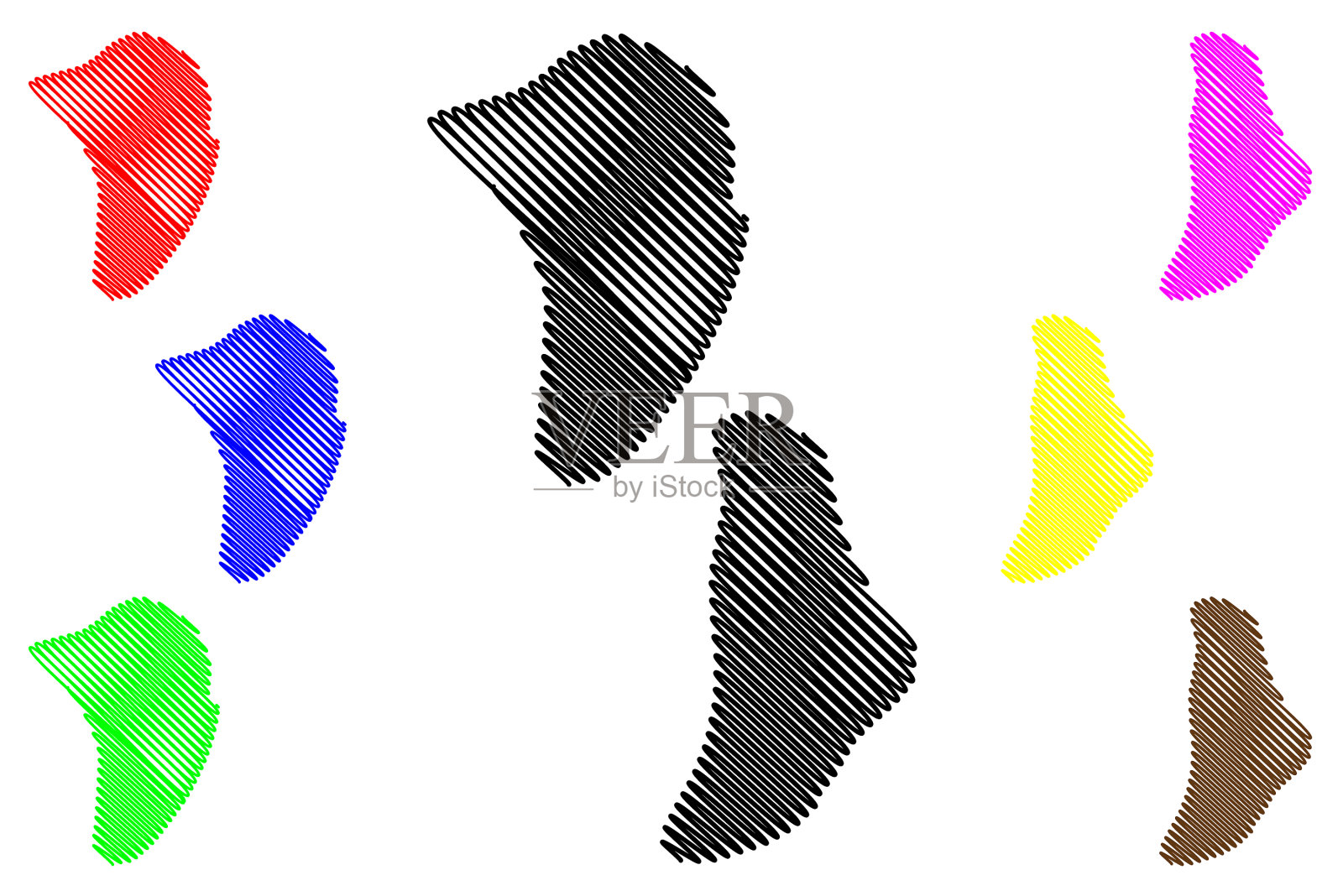 塞舌尔共和国的丹尼斯和鸟岛插画图片素材