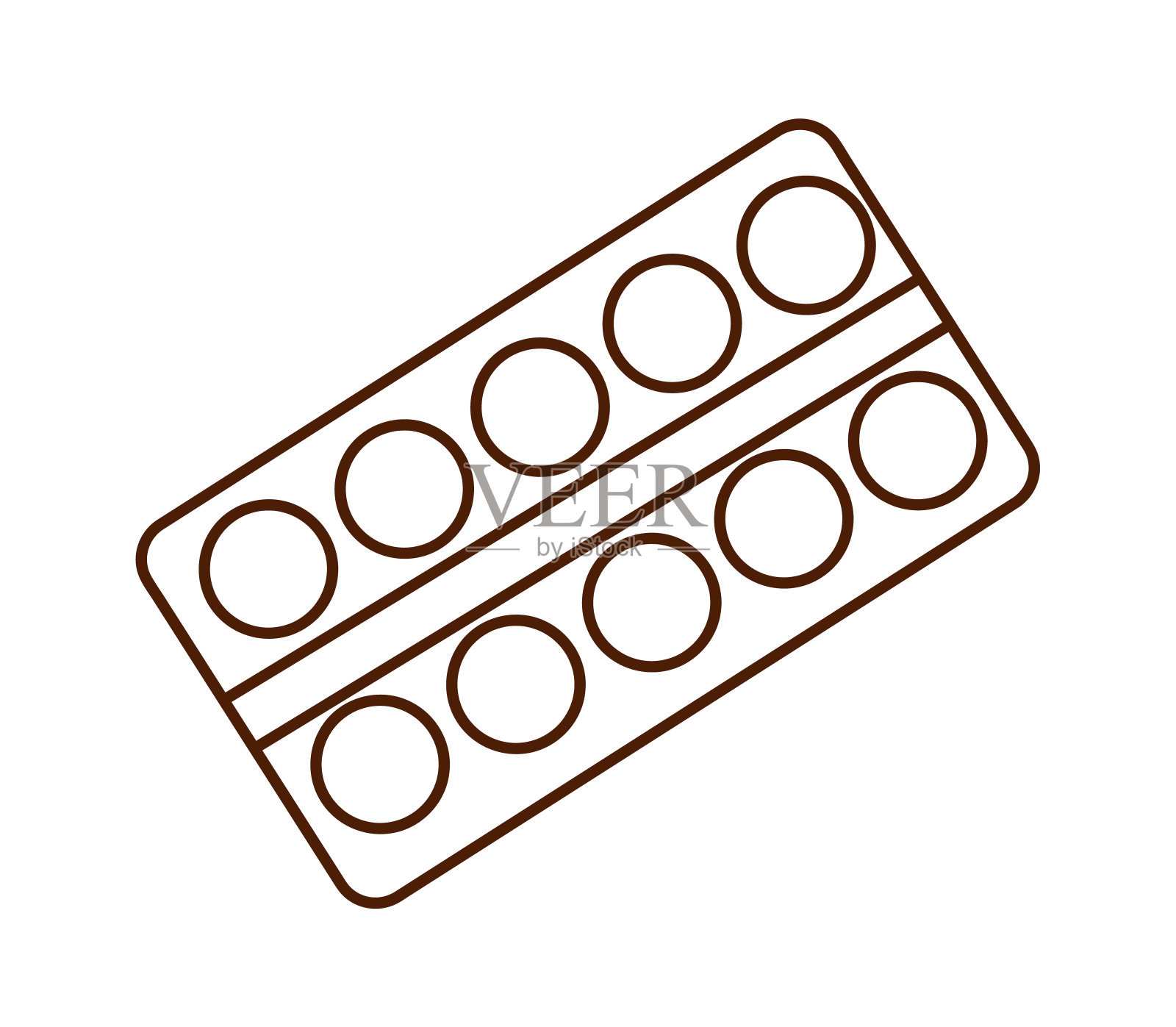 油漆图标。回归校园设计元素。矢量图图标素材