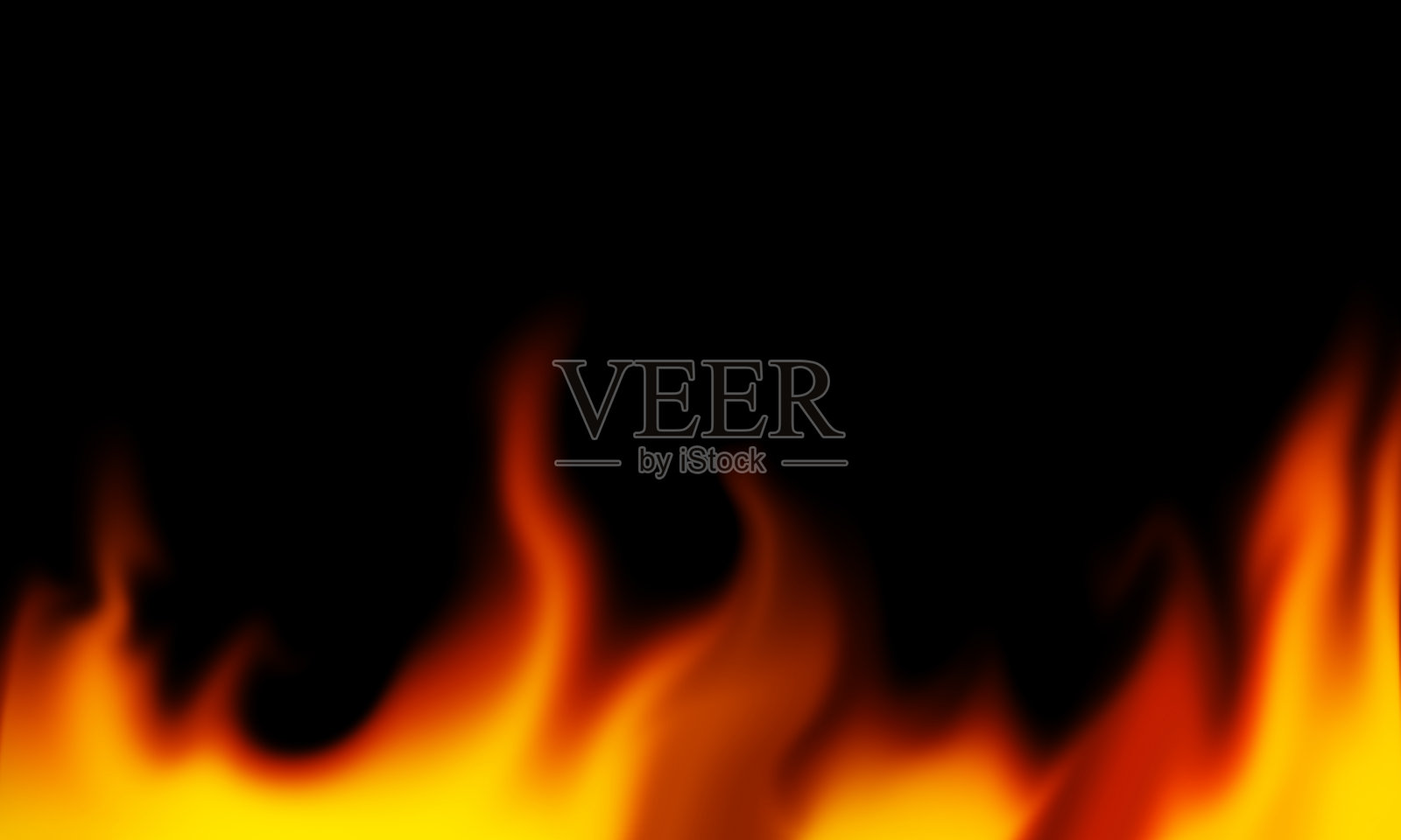 数字插图在黑暗中燃烧设计元素图片