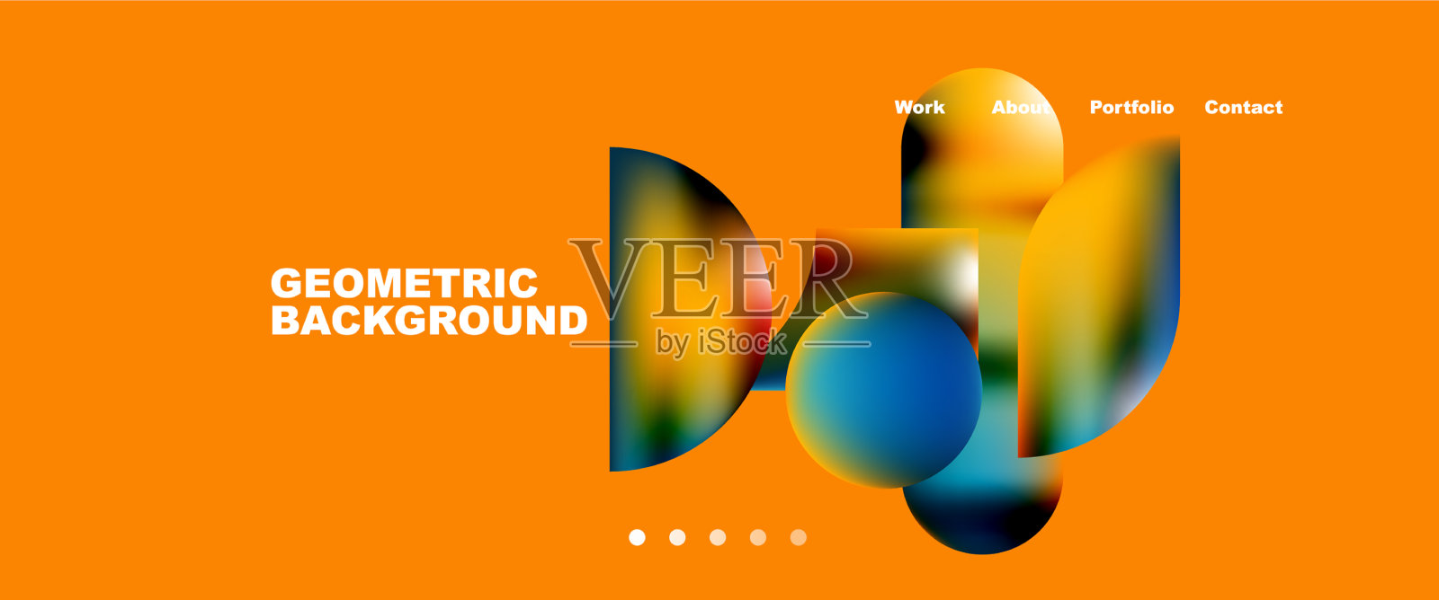 最小几何抽象背景插画图片素材