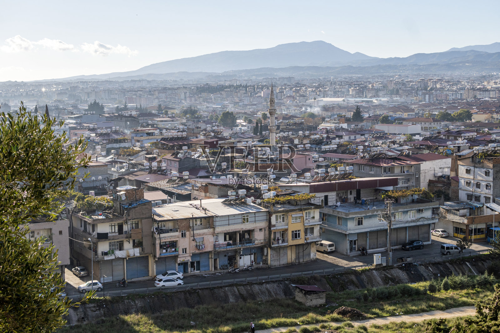 俯瞰土耳其安塔基亚(安提阿)照片摄影图片