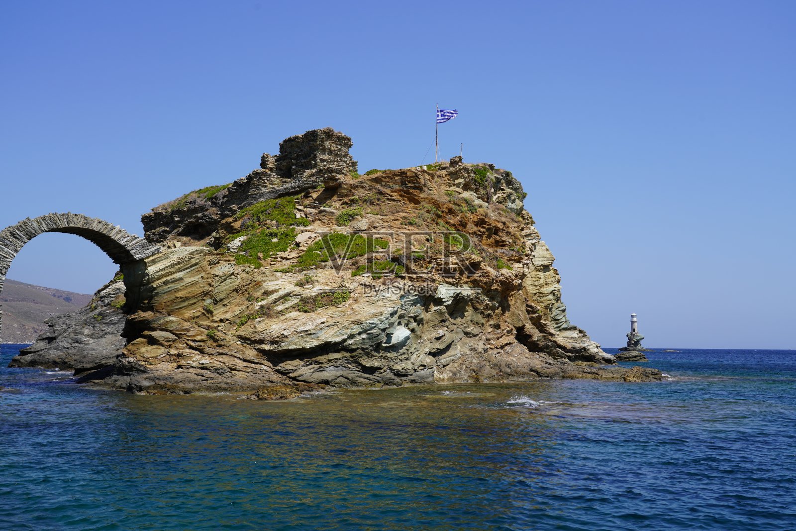 图尔利蒂斯灯塔照片摄影图片