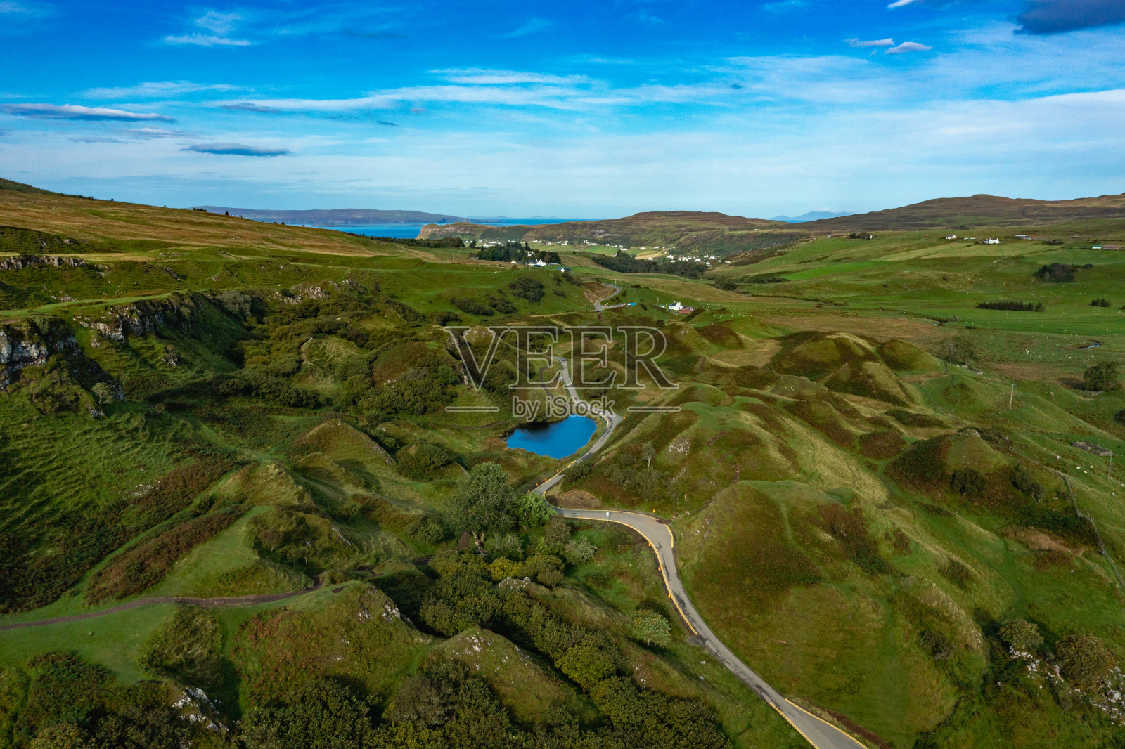 精灵谷，苏格兰照片摄影图片