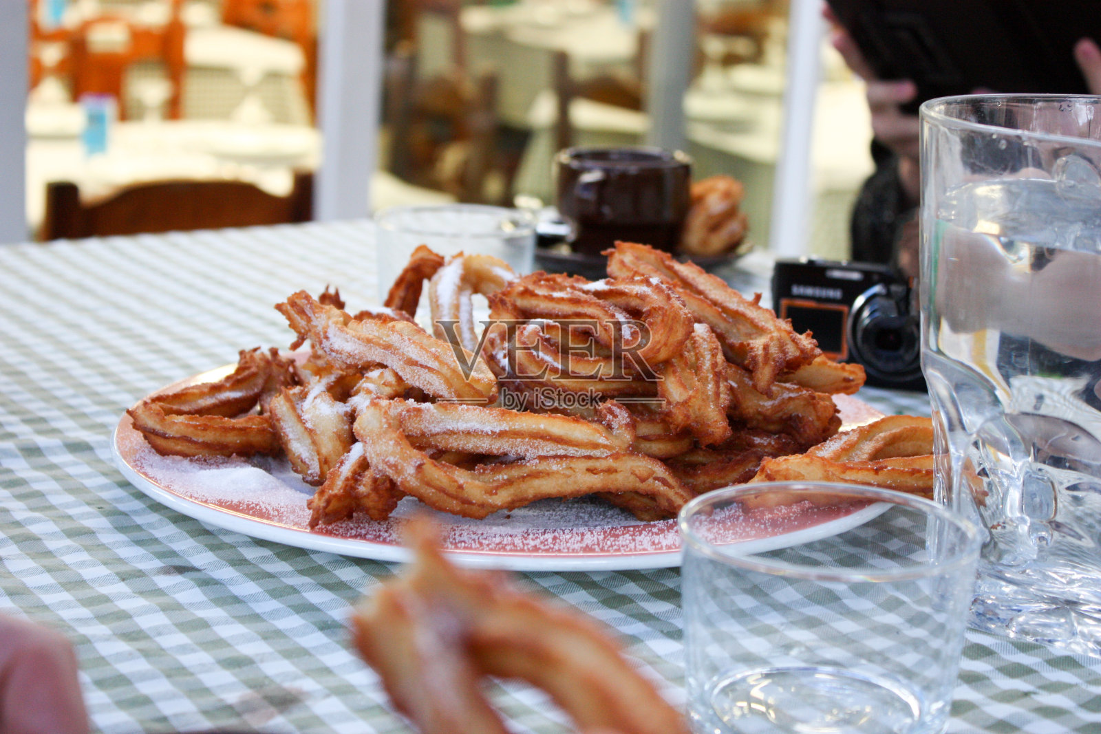 西班牙甜点Churos照片摄影图片