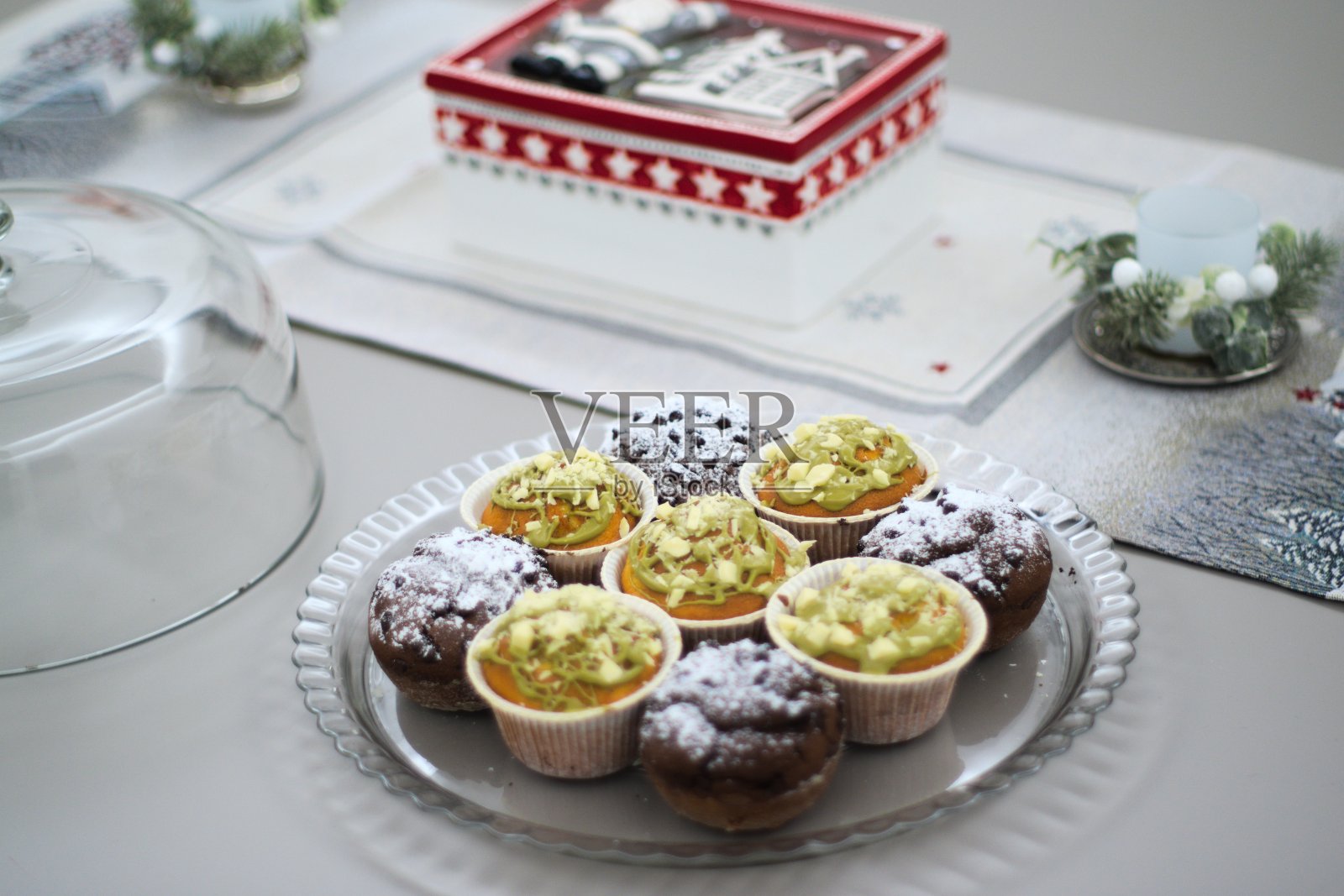 圣诞糖果照片摄影图片