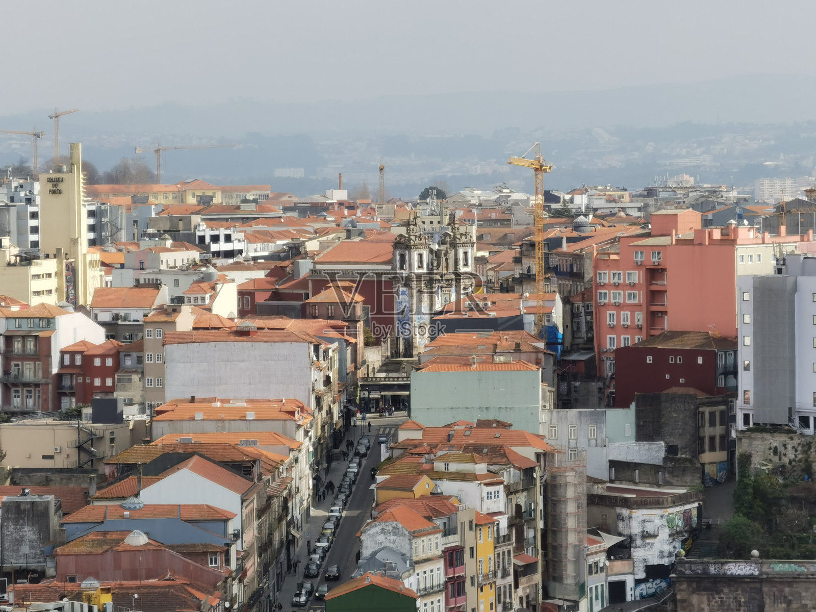 波尔图全景图，葡萄牙照片摄影图片