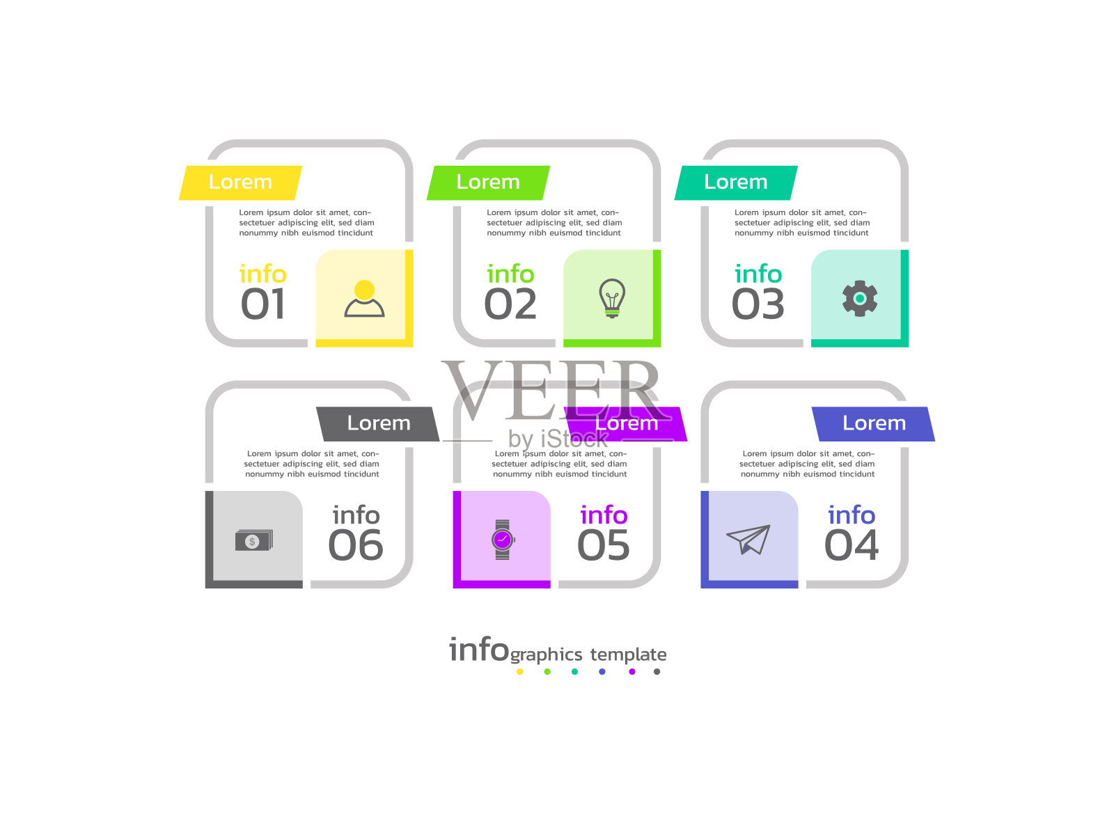 矢量业务信息图模板设计设计模板素材