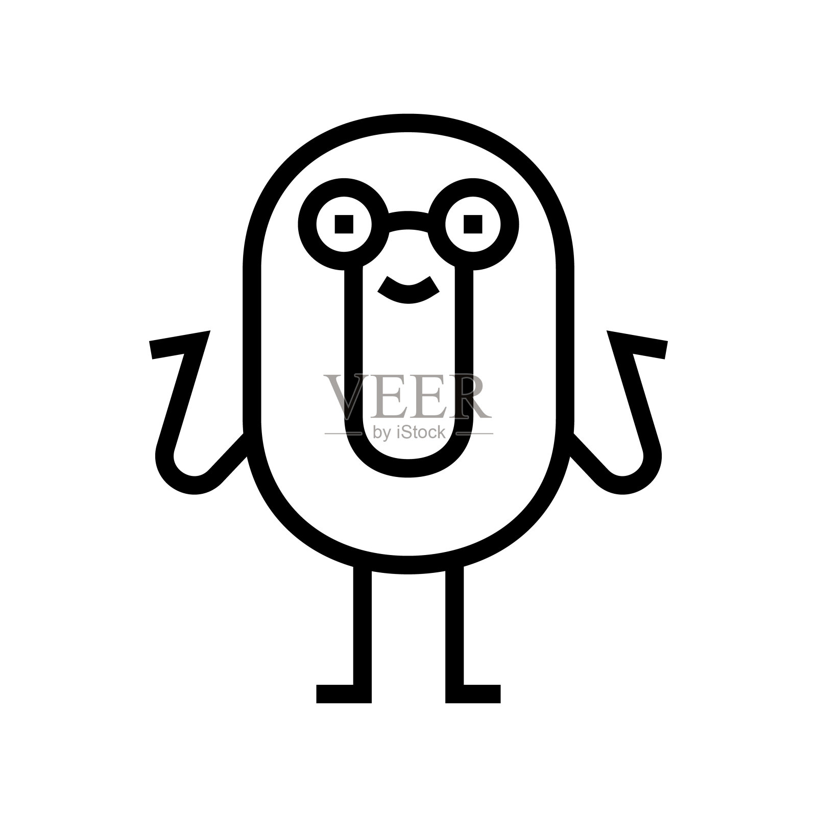 零数字字符行图标矢量插图插画图片素材