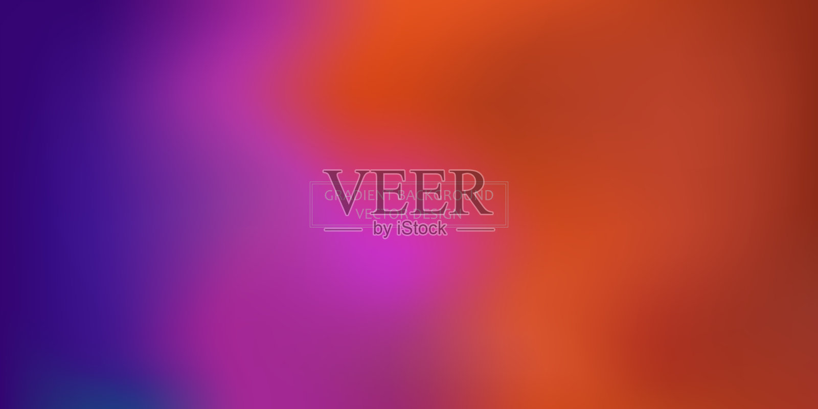 全景网页模板多色渐变背景，时尚的设计元素-矢量插画图片素材