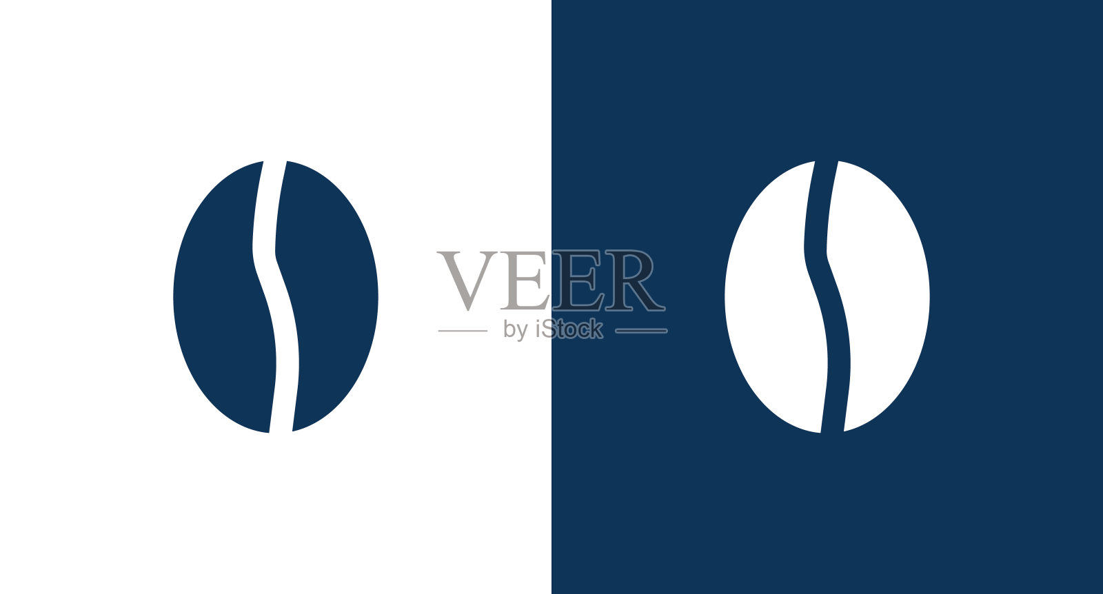 咖啡豆图标插图孤立矢量符号符号插画图片素材