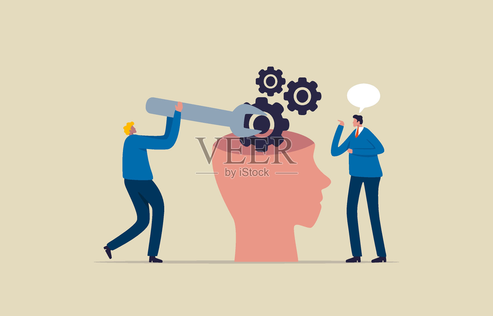 创业创意的产生。插图插画图片素材