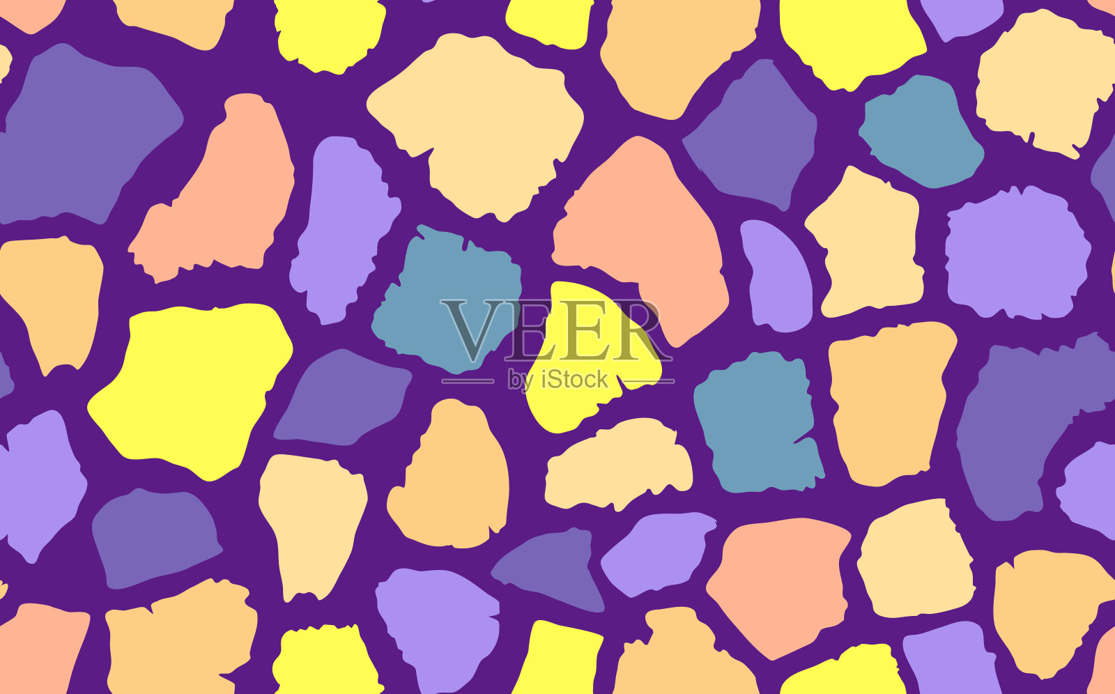 抽象现代长颈鹿无缝图案。动物时尚的背景。彩色装饰矢量股票插图印刷，卡片，明信片，织物，纺织品。风格化皮肤的现代装饰插画图片素材