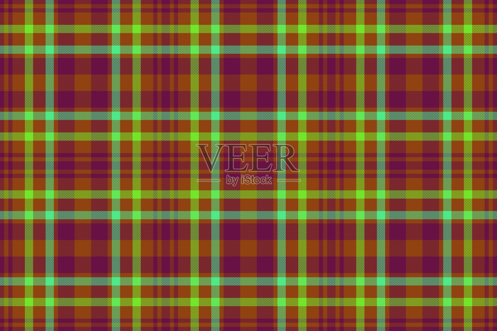 纺织无缝格纹纹理格子呢插画图片素材