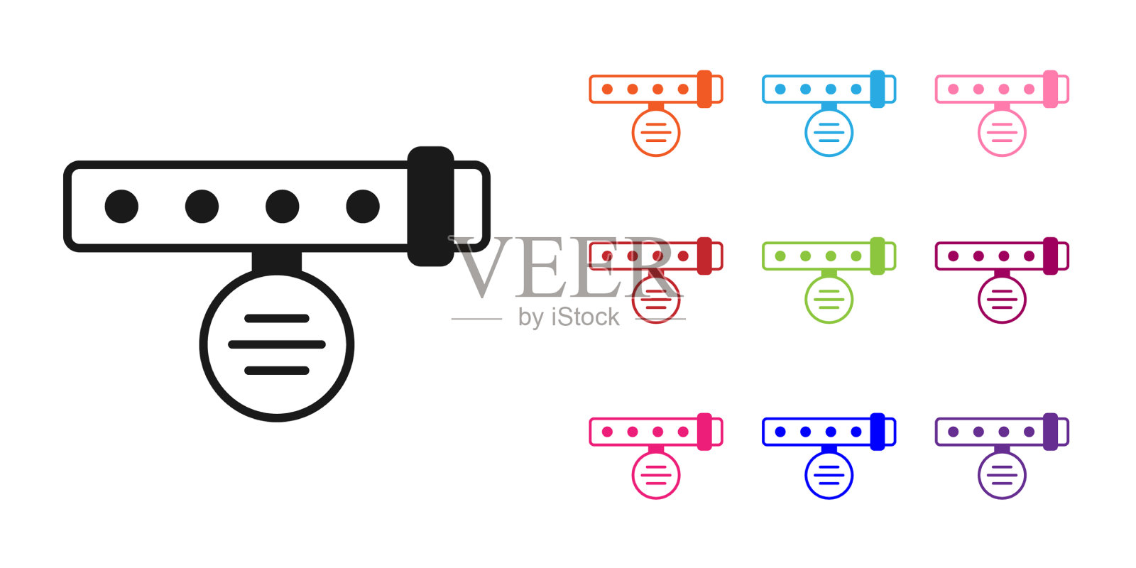 黑色衣领上有白色的姓名标签图标图标素材