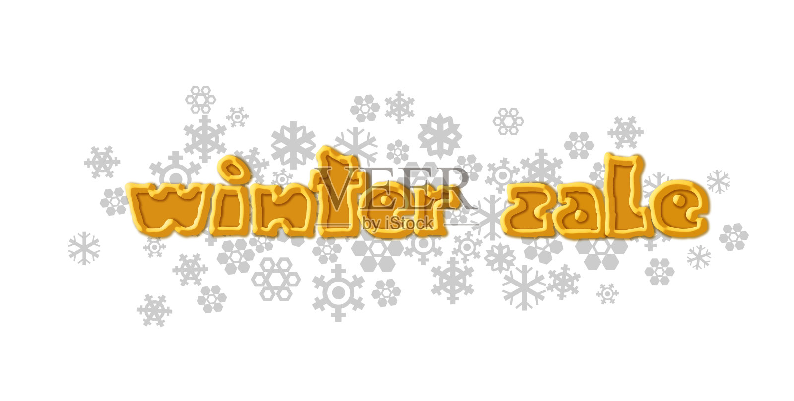 冬季销售插画图片素材