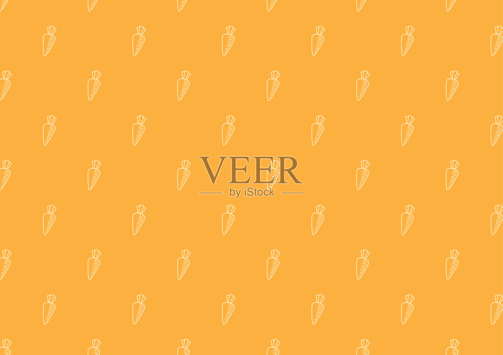 胡萝卜图标向量。胡萝卜图案的墙纸。插画图片素材