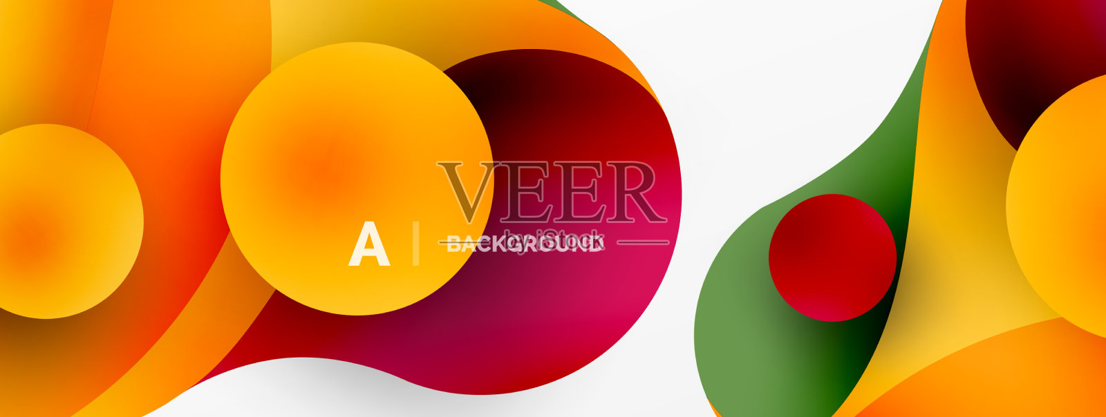 流动的几何形状极简抽象插画图片素材