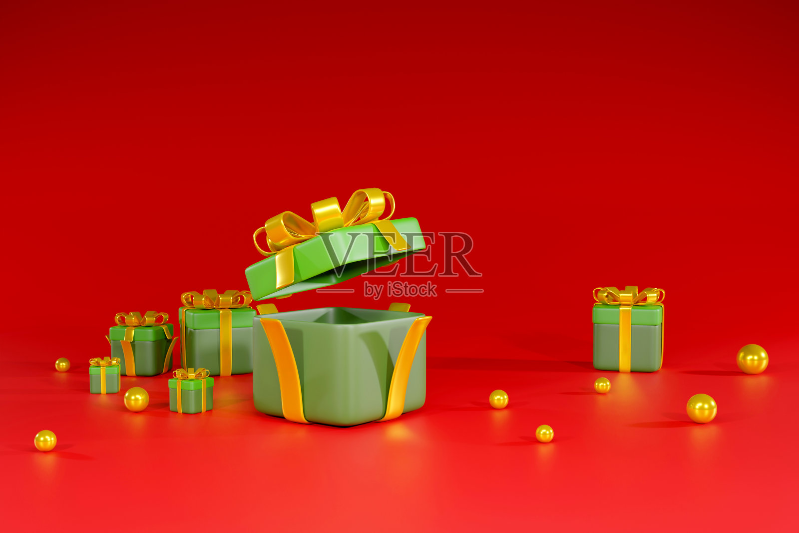 2022年圣诞节和2023年新年的背景。圣诞礼品盒。设计圣诞横幅，宣传册，传单，tempate照片摄影图片