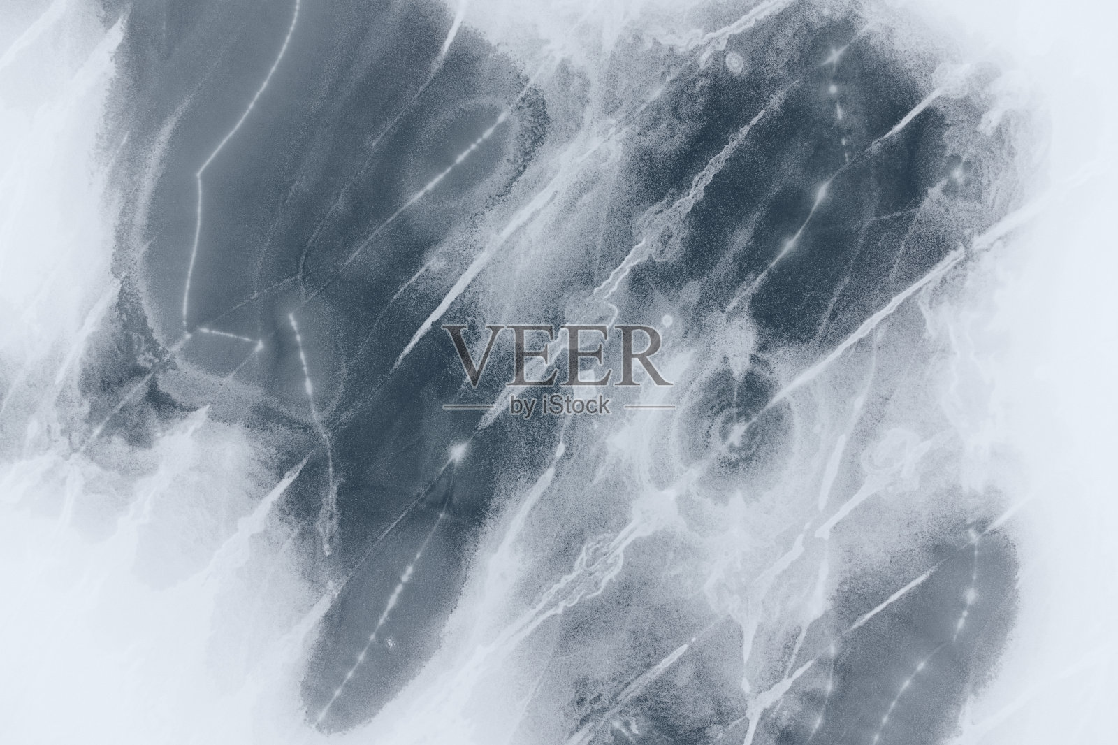 结冰水体表面的自然图案。自然形成的。俯视图照片摄影图片