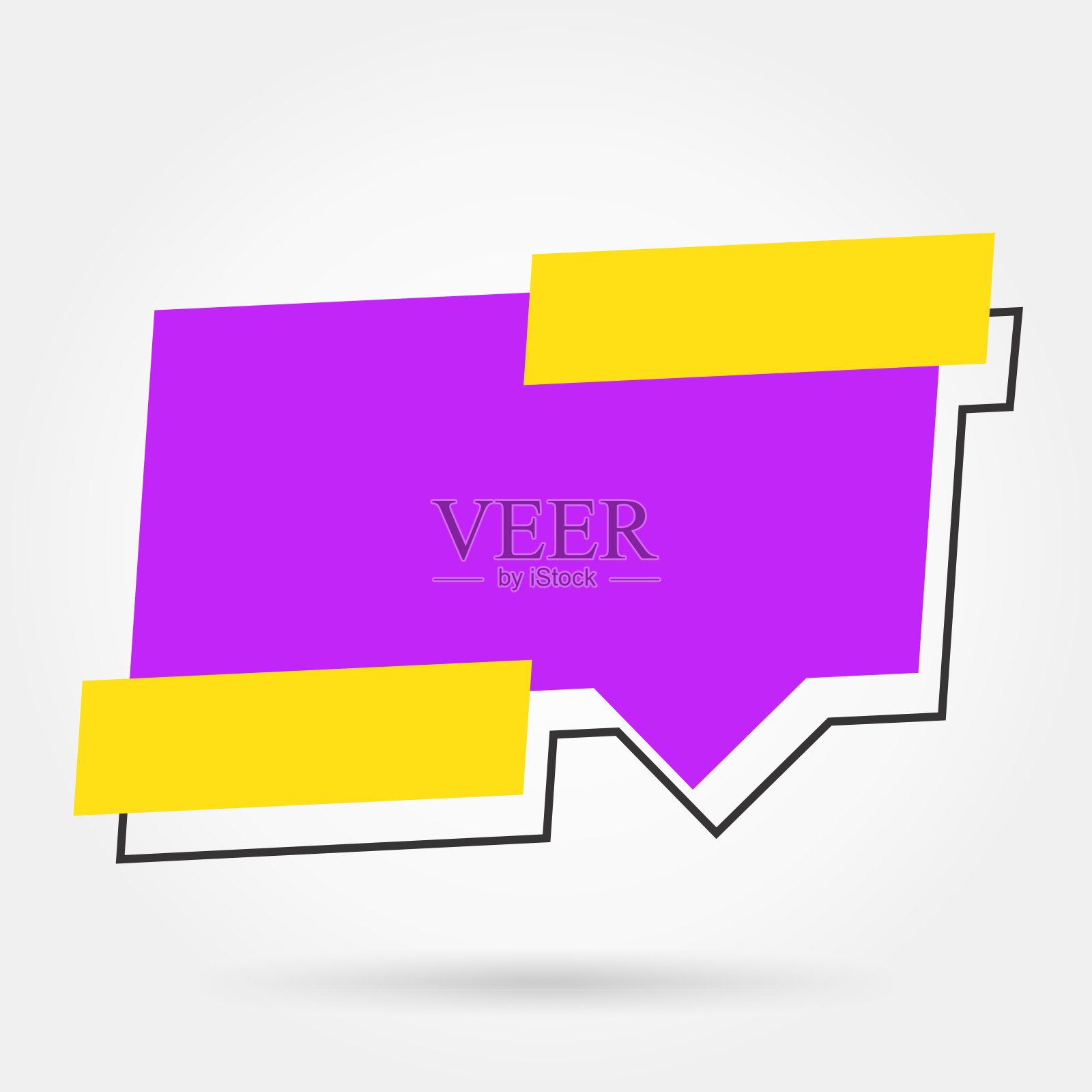 色带标签横幅设计模板插画图片素材