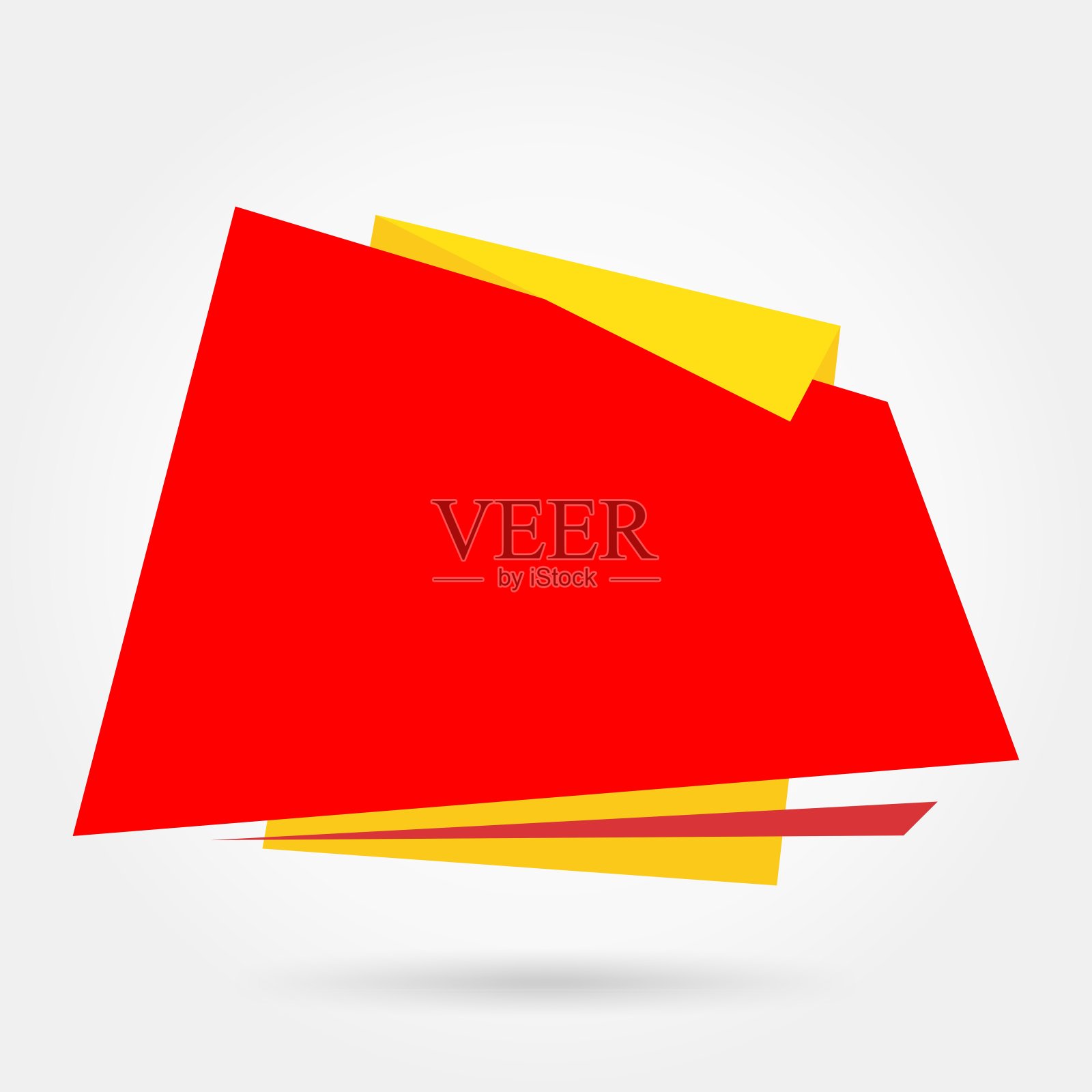 色带标签横幅设计模板插画图片素材