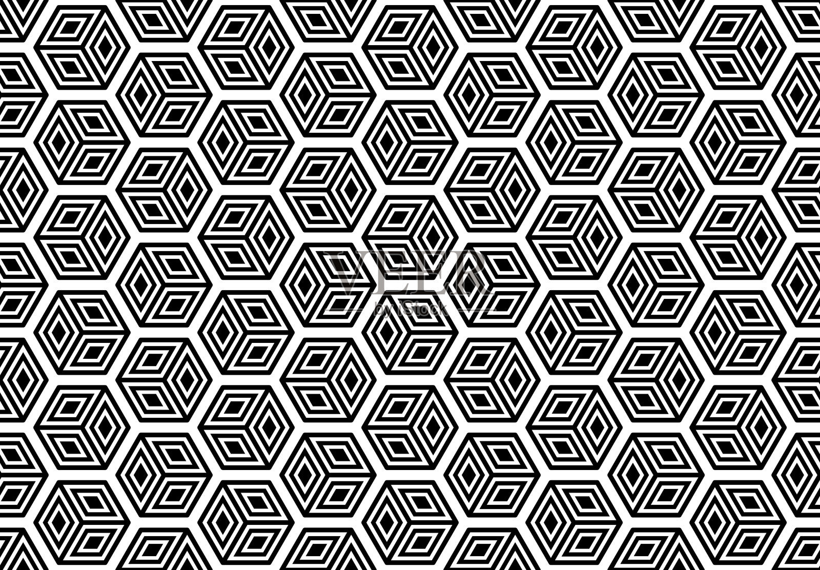 矢量背景几何无缝图案插画图片素材