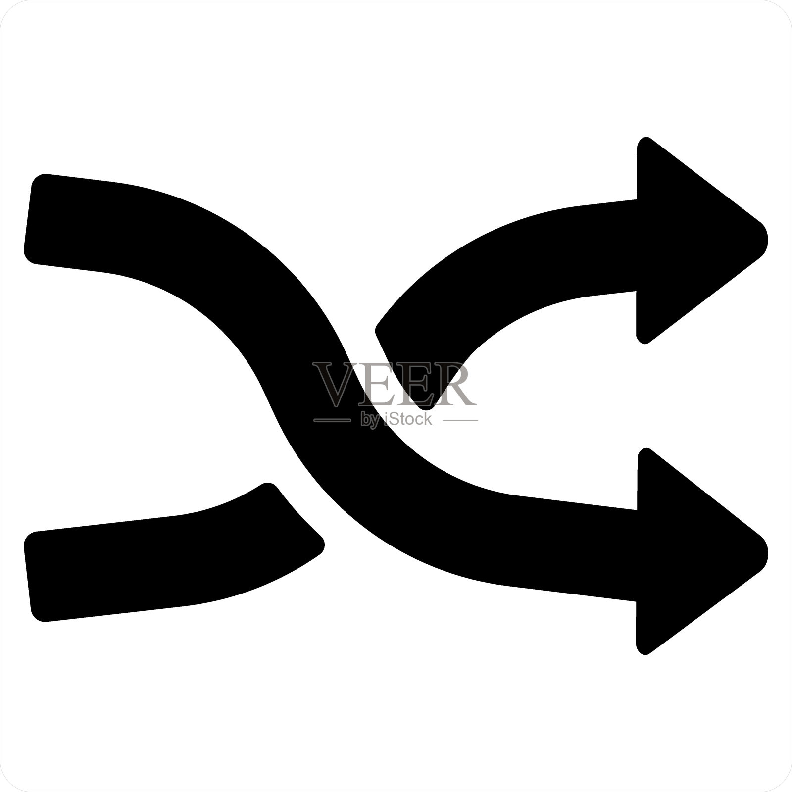 方向和道路图标概念设计元素图片