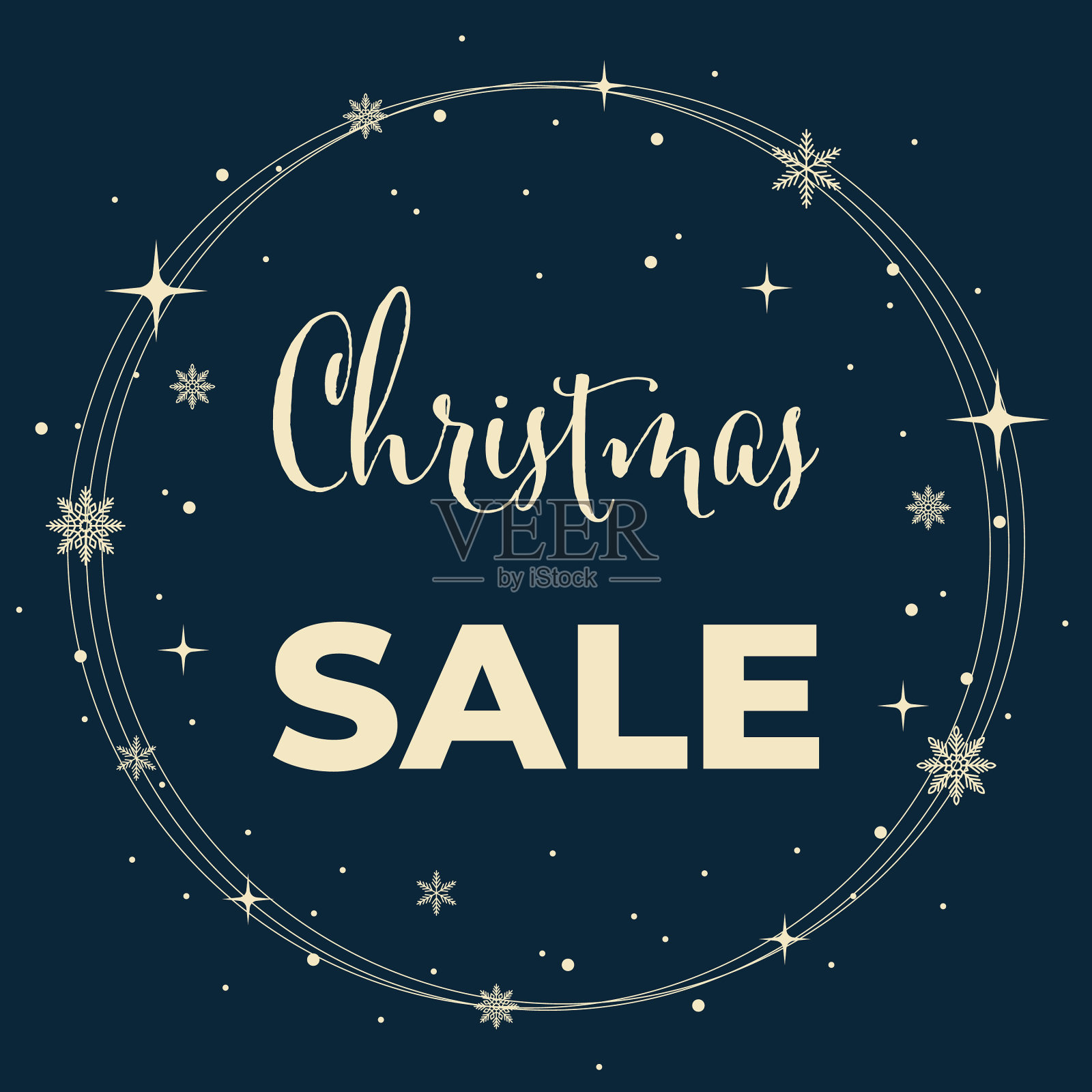 圣诞特卖横幅。设计元素图片