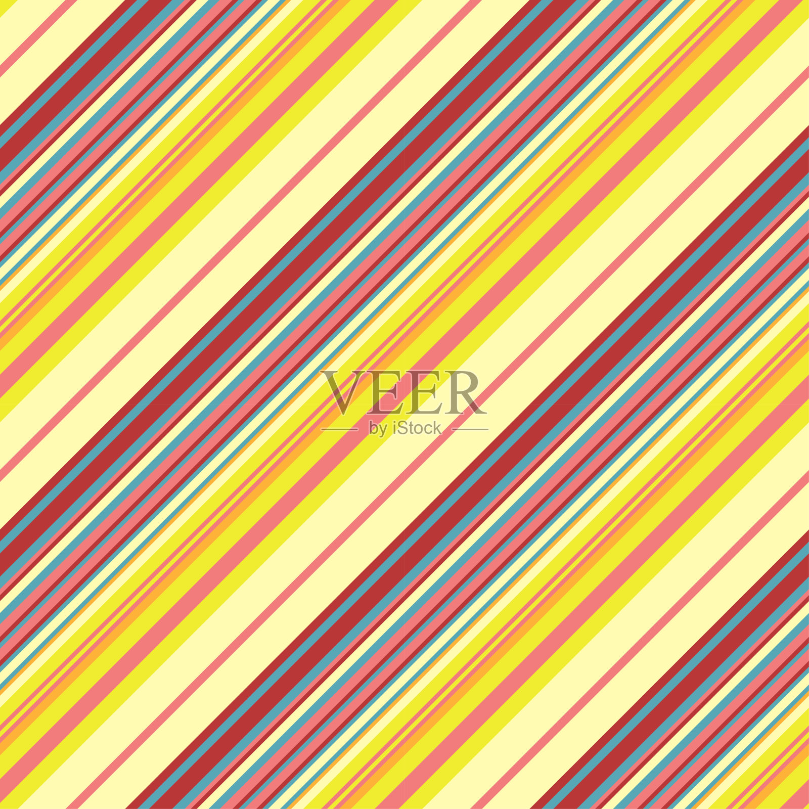 无缝彩色波西米亚衬衫条纹。插画图片素材