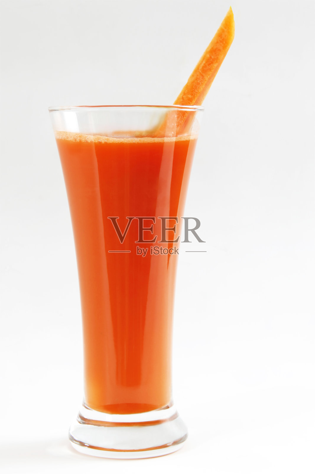 喝胡萝卜冰沙照片摄影图片