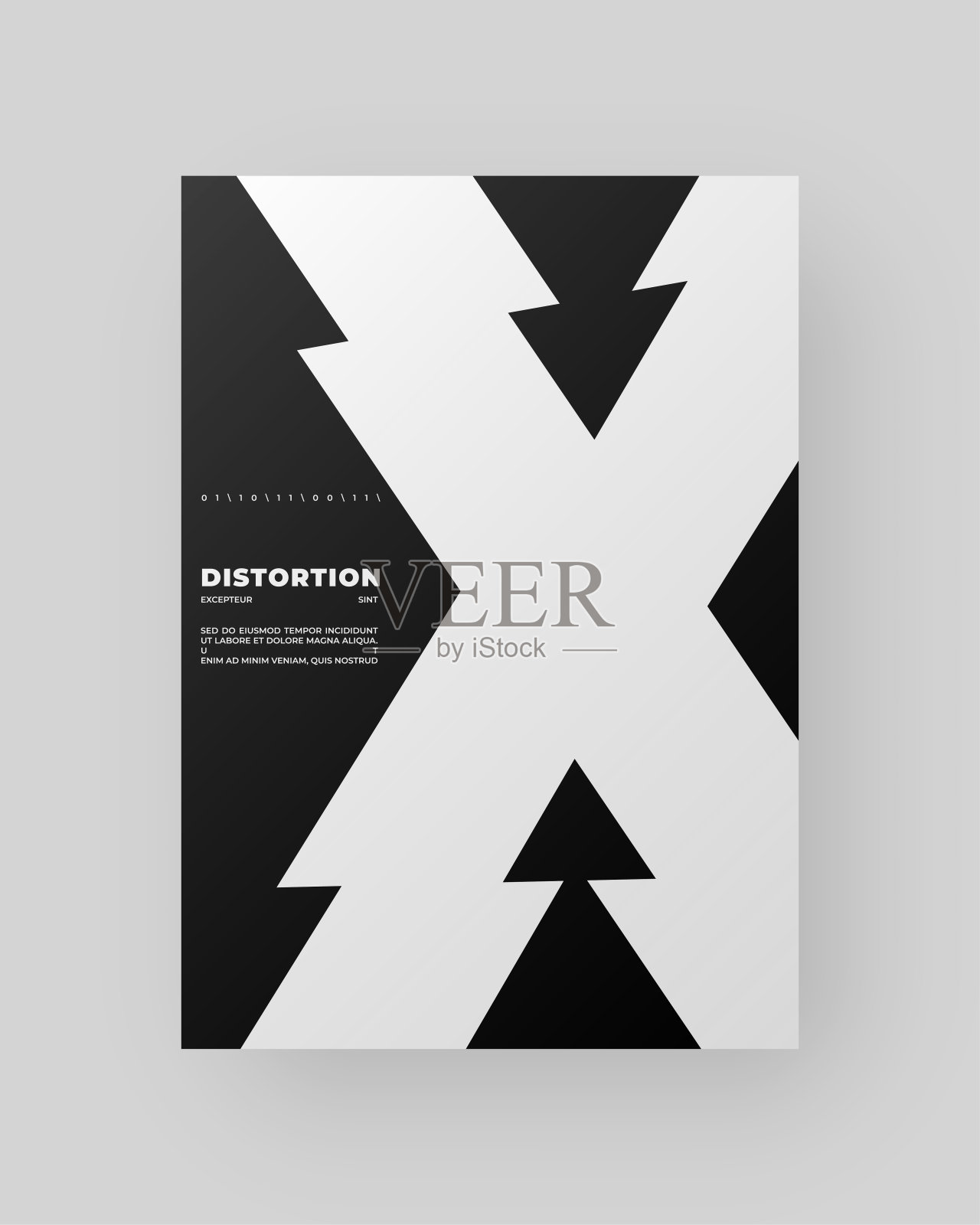 抽象海报设计。插画图片素材