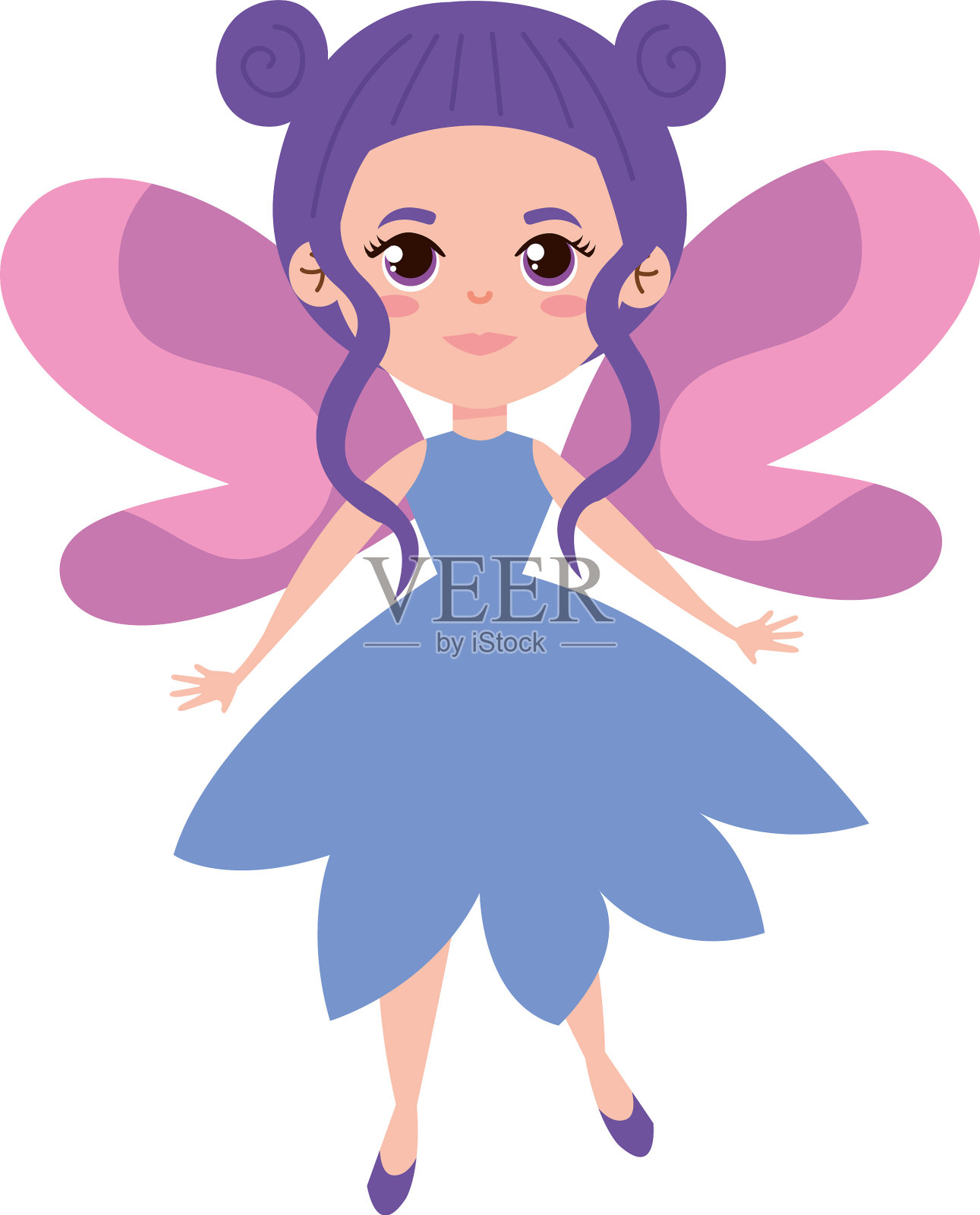 小仙女飞翔设计元素图片