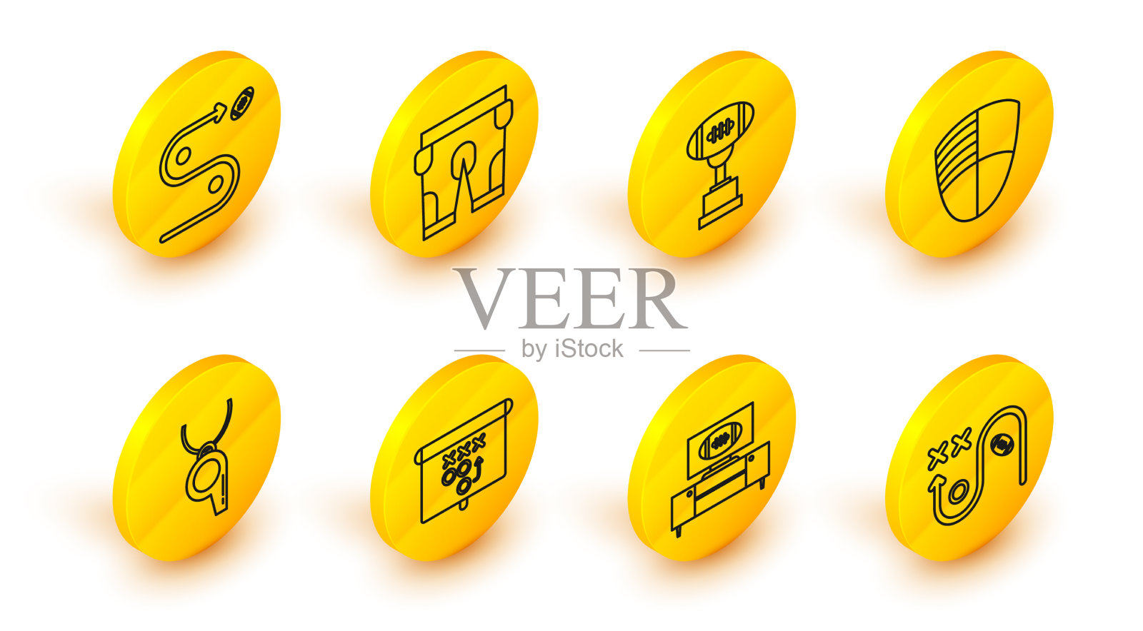 定线规划战略理念美式图标素材