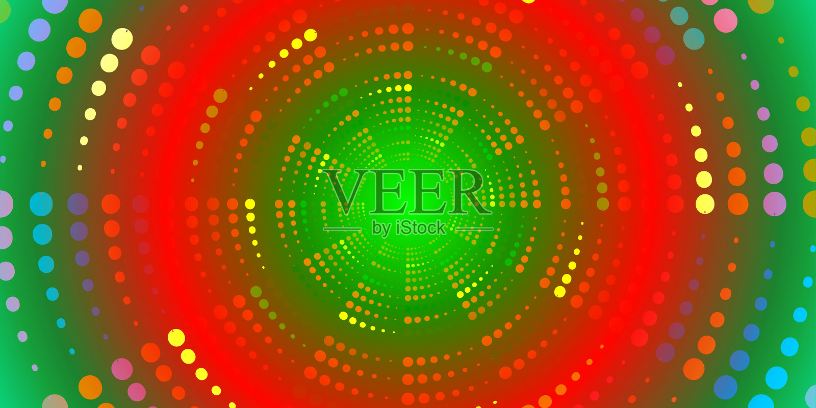 数字海报与点，径向派对背景插画图片素材