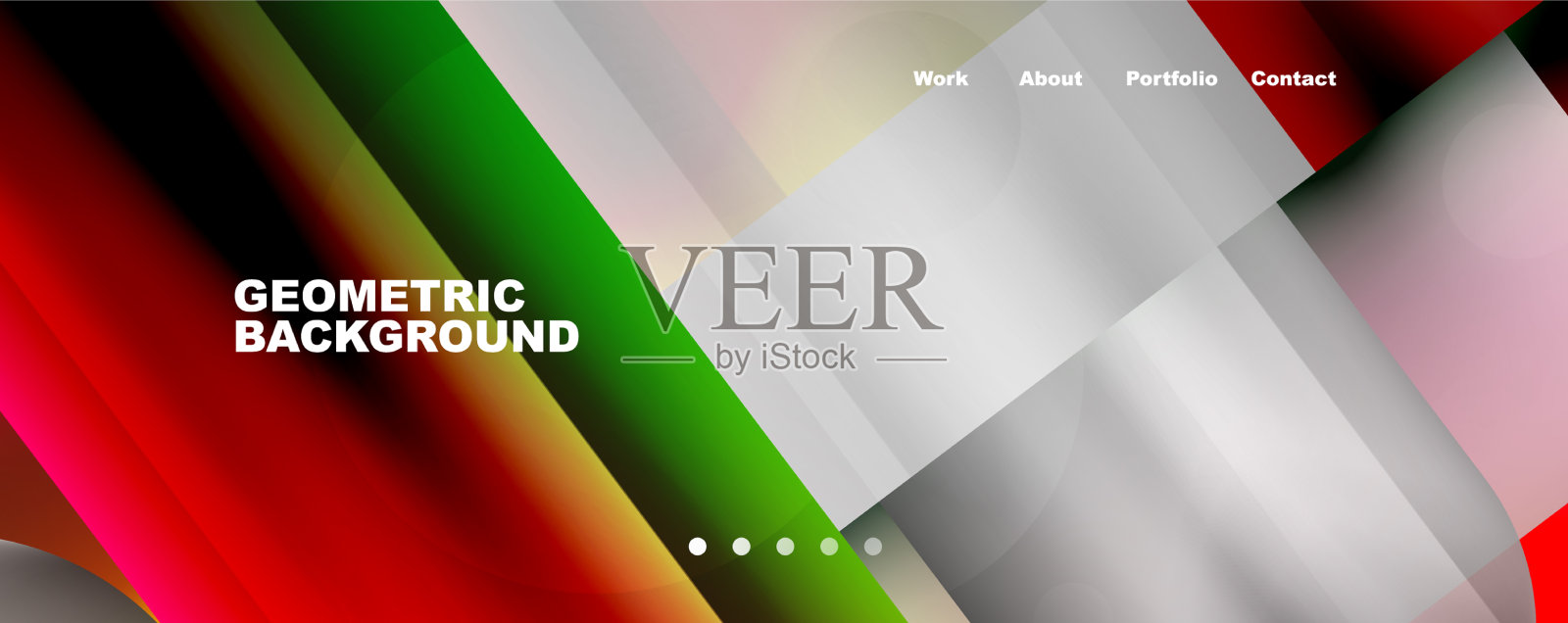 抽象的背景——正方形和线条插画图片素材