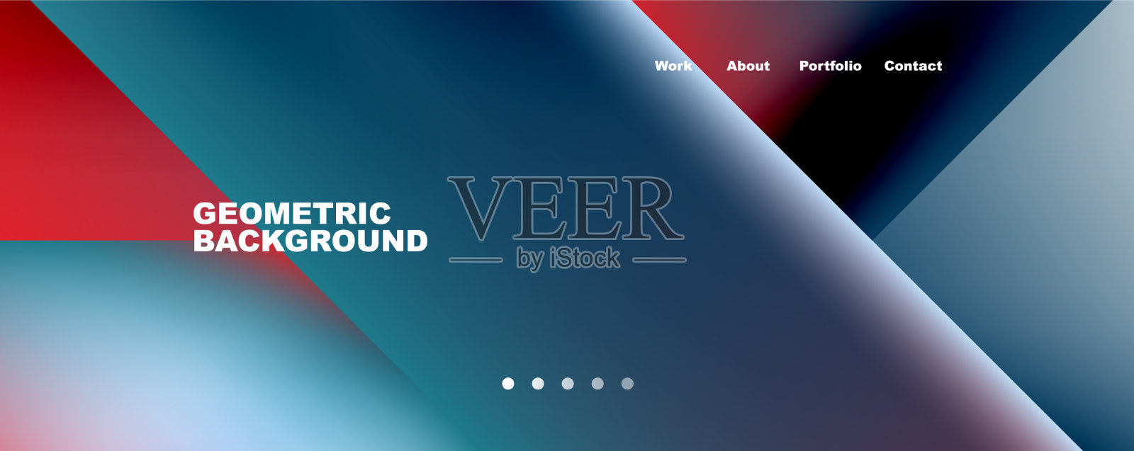 几何抽象的背景线与流体插画图片素材