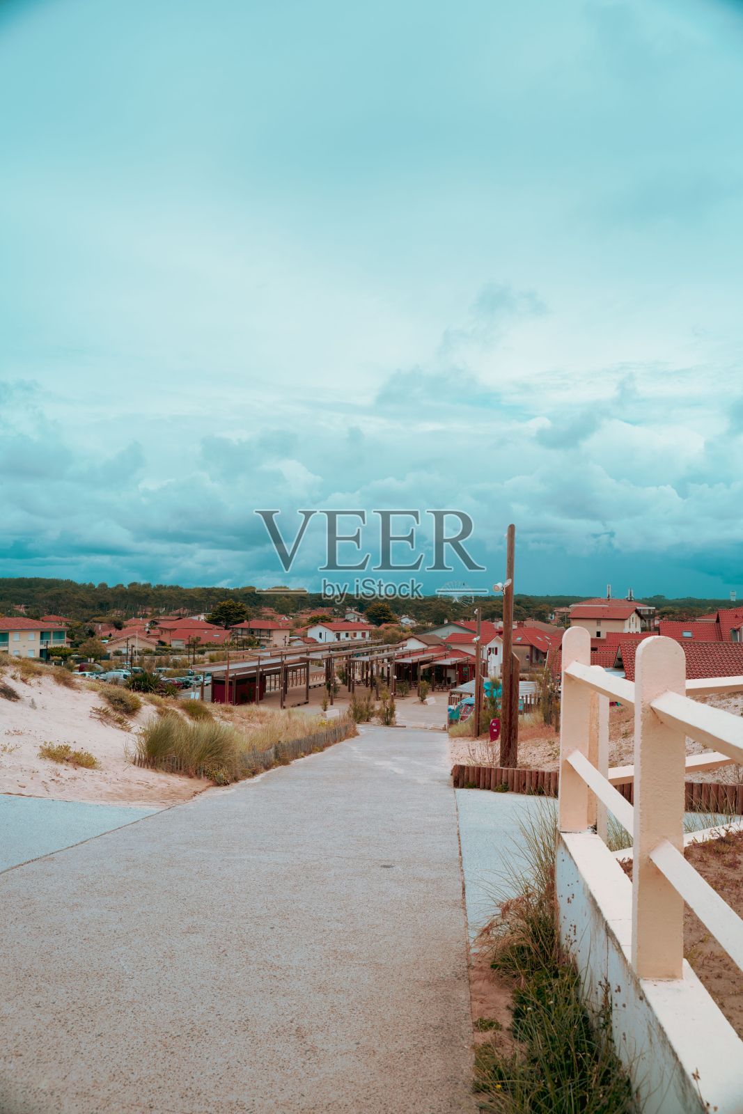 一个古老城镇的美丽镜头照片摄影图片