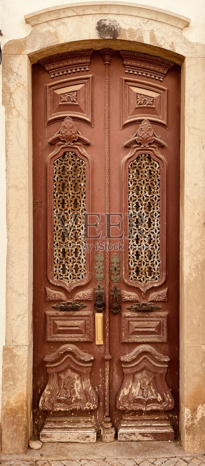 拉各斯的古董门口照片摄影图片