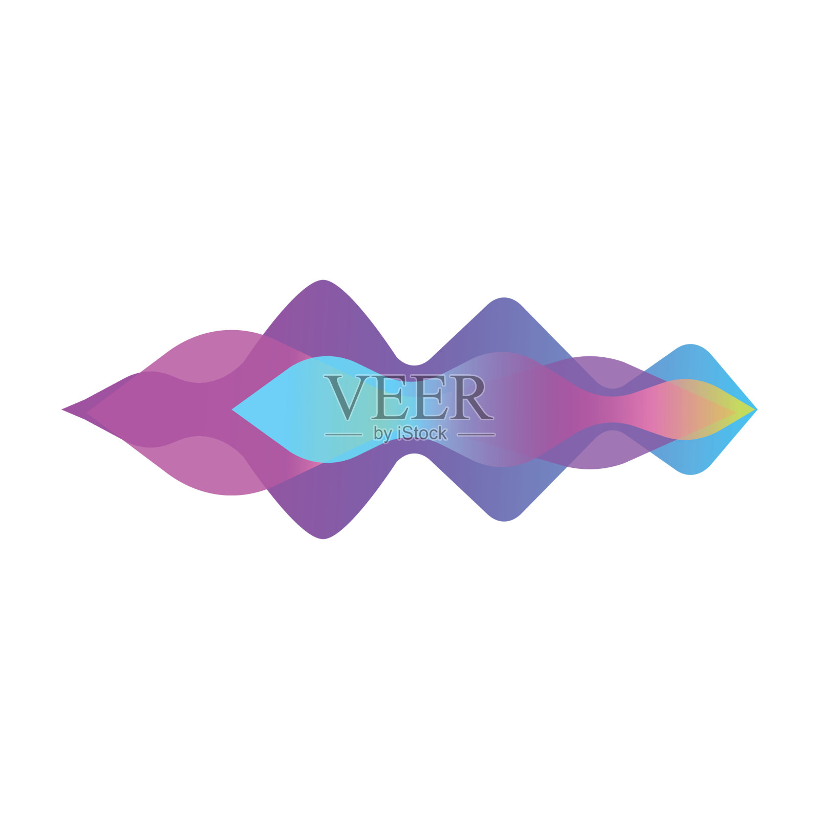 声波插画图片素材