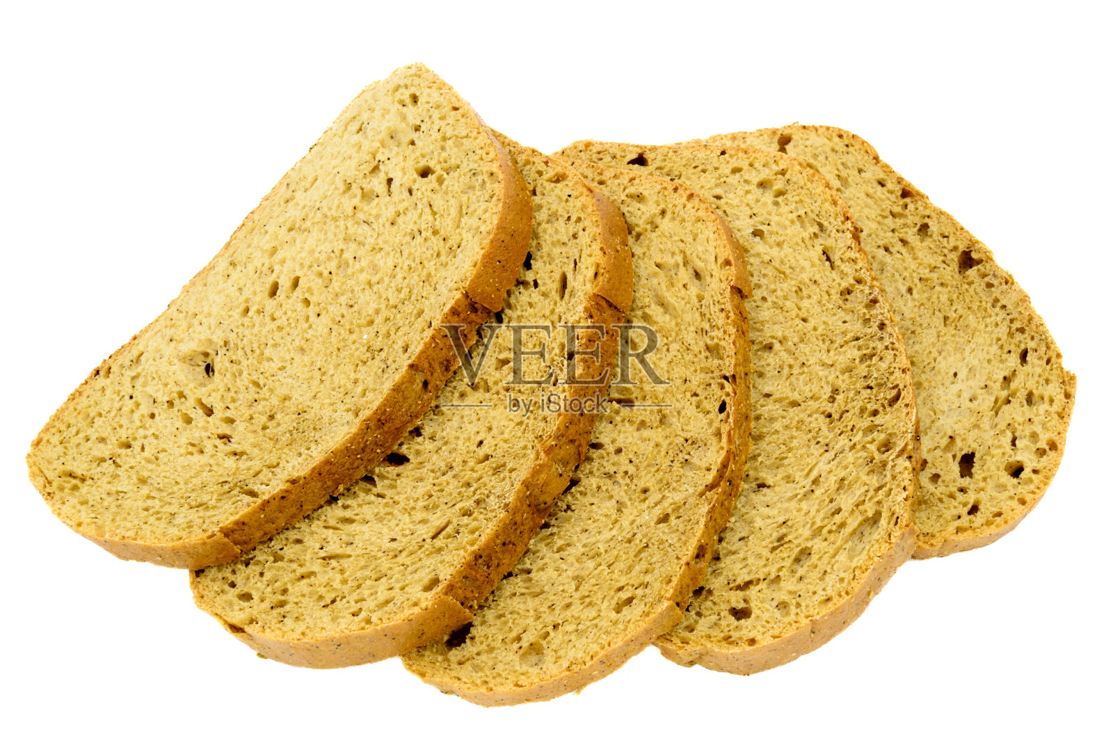 黑麦面包片照片摄影图片