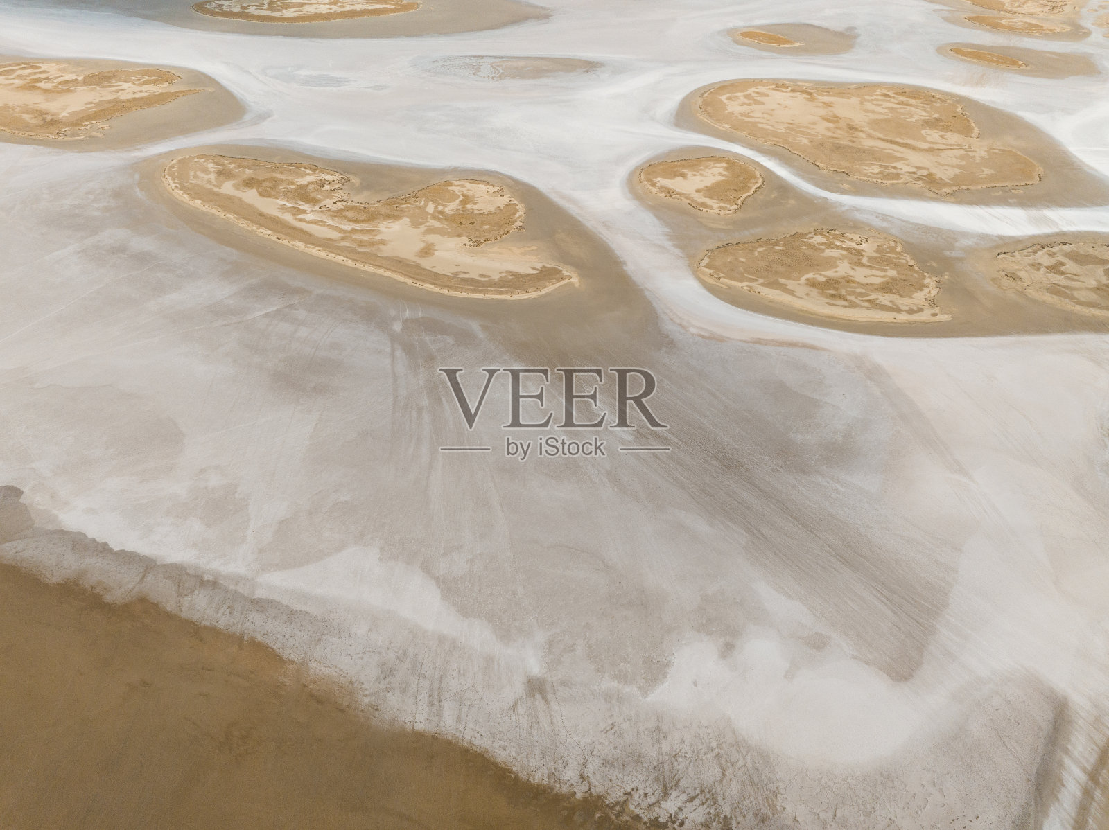 湖泊的自然形状和纹理照片摄影图片