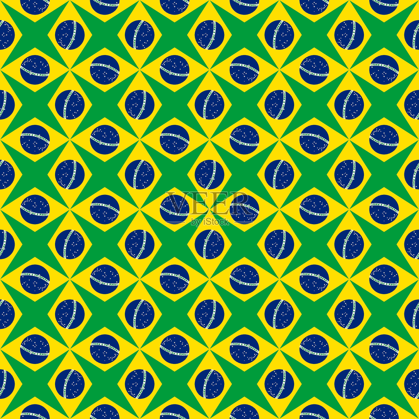 巴西图案设计。矢量图插画图片素材