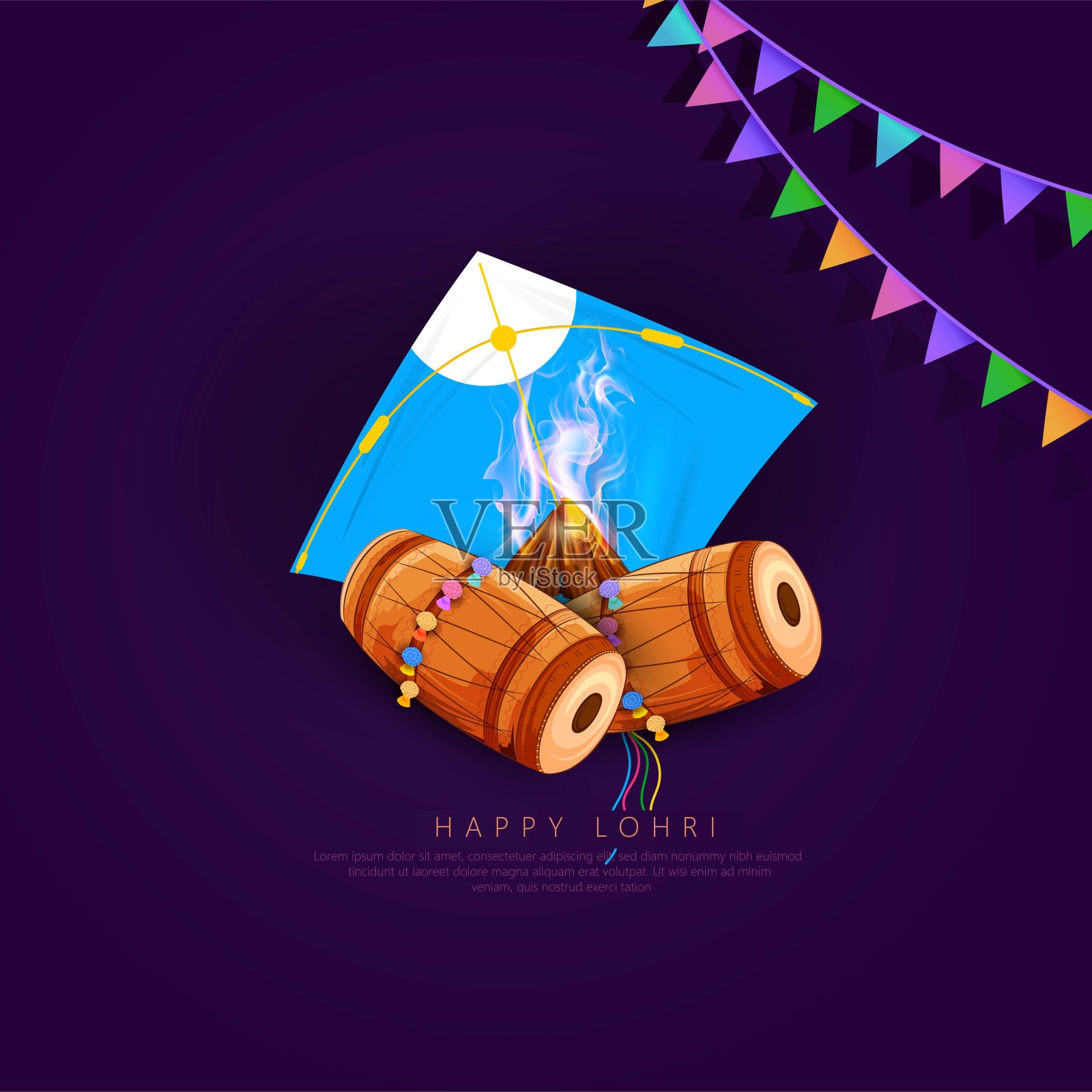 父亲节快乐插画图片素材