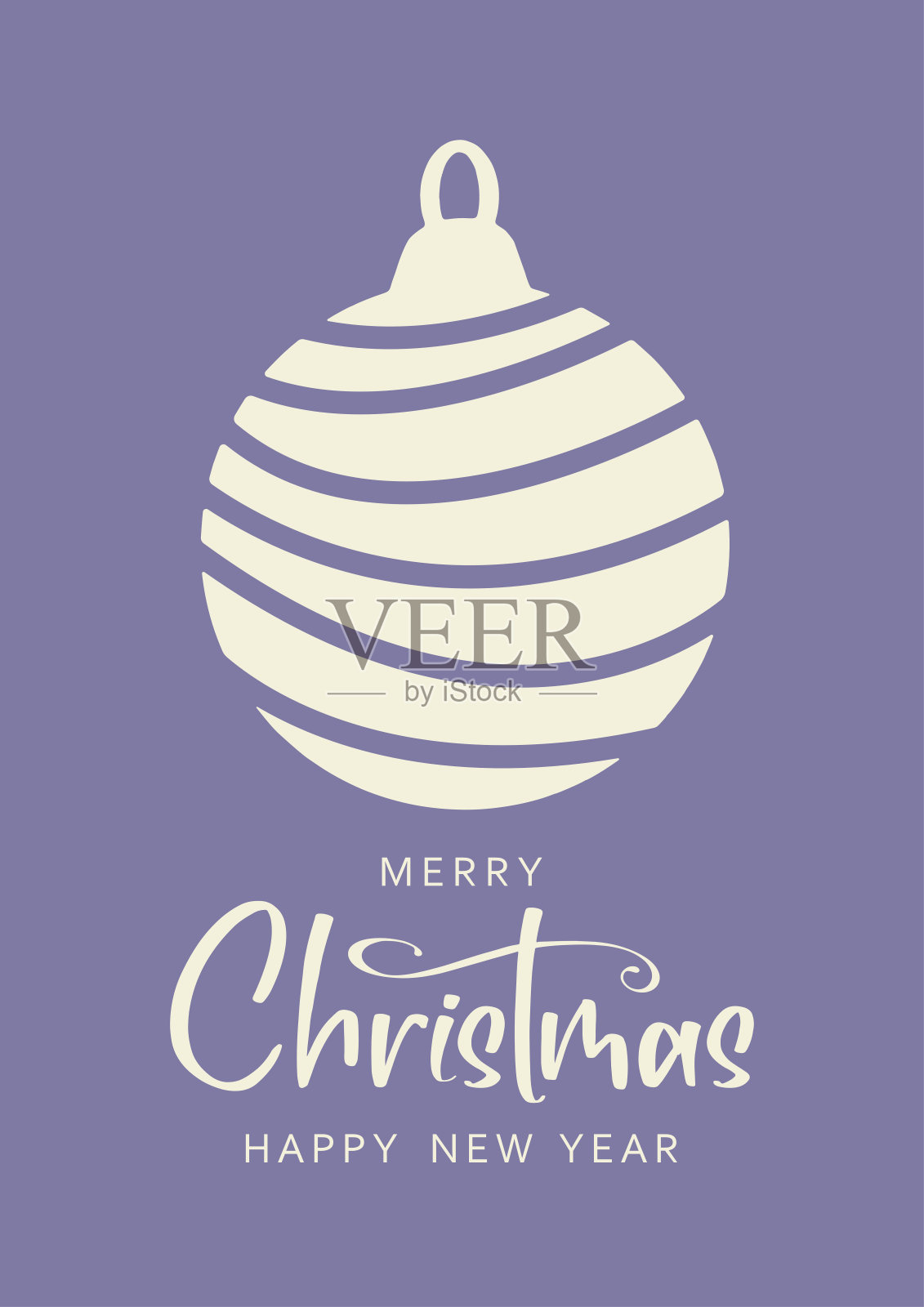 有圣诞球的横幅。矢量图插画图片素材