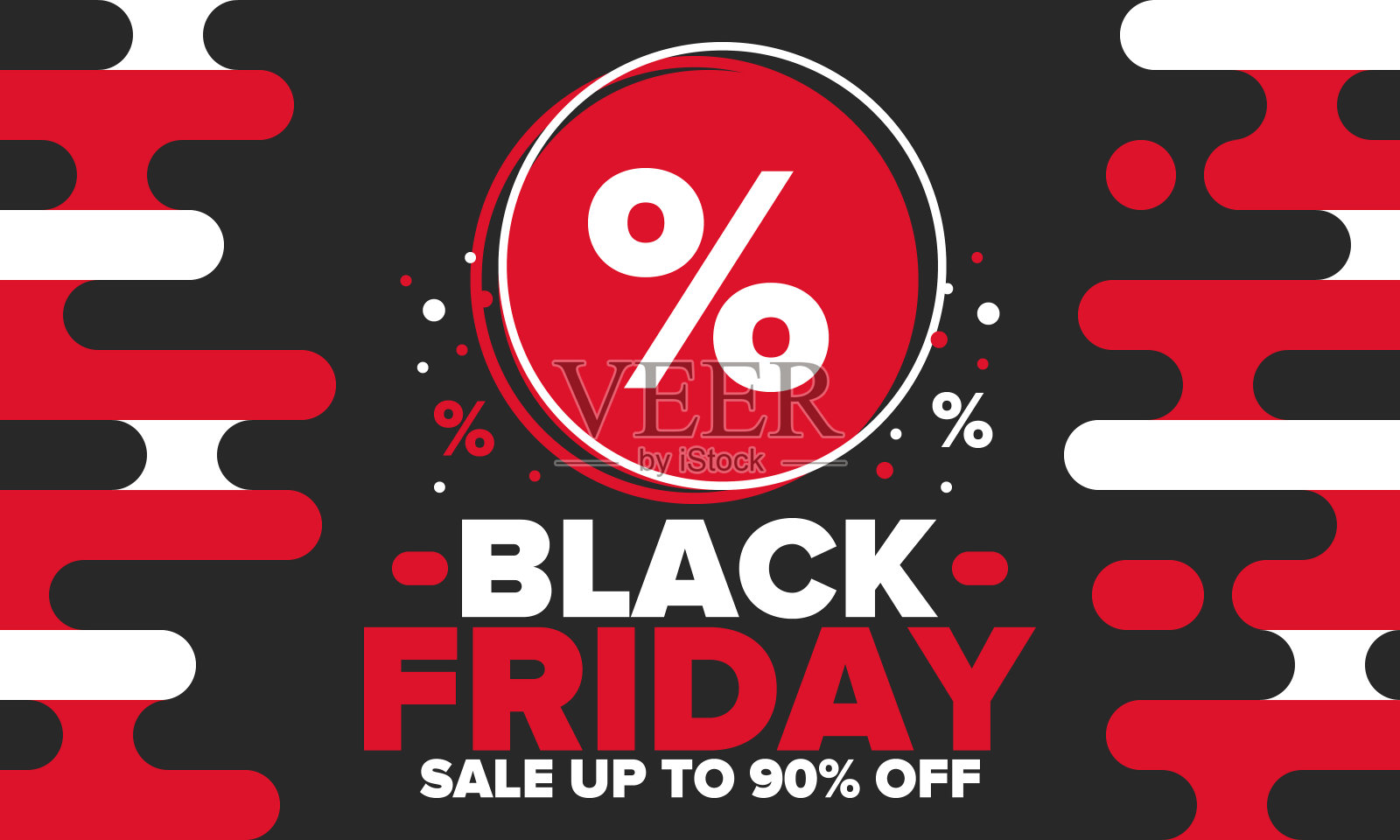 “黑色星期五”。九折优惠。今年最大的一笔销售。特价横幅。美国的假日购物。11月的超级赛季合同。折扣徽章。创意向量模板设计元素图片