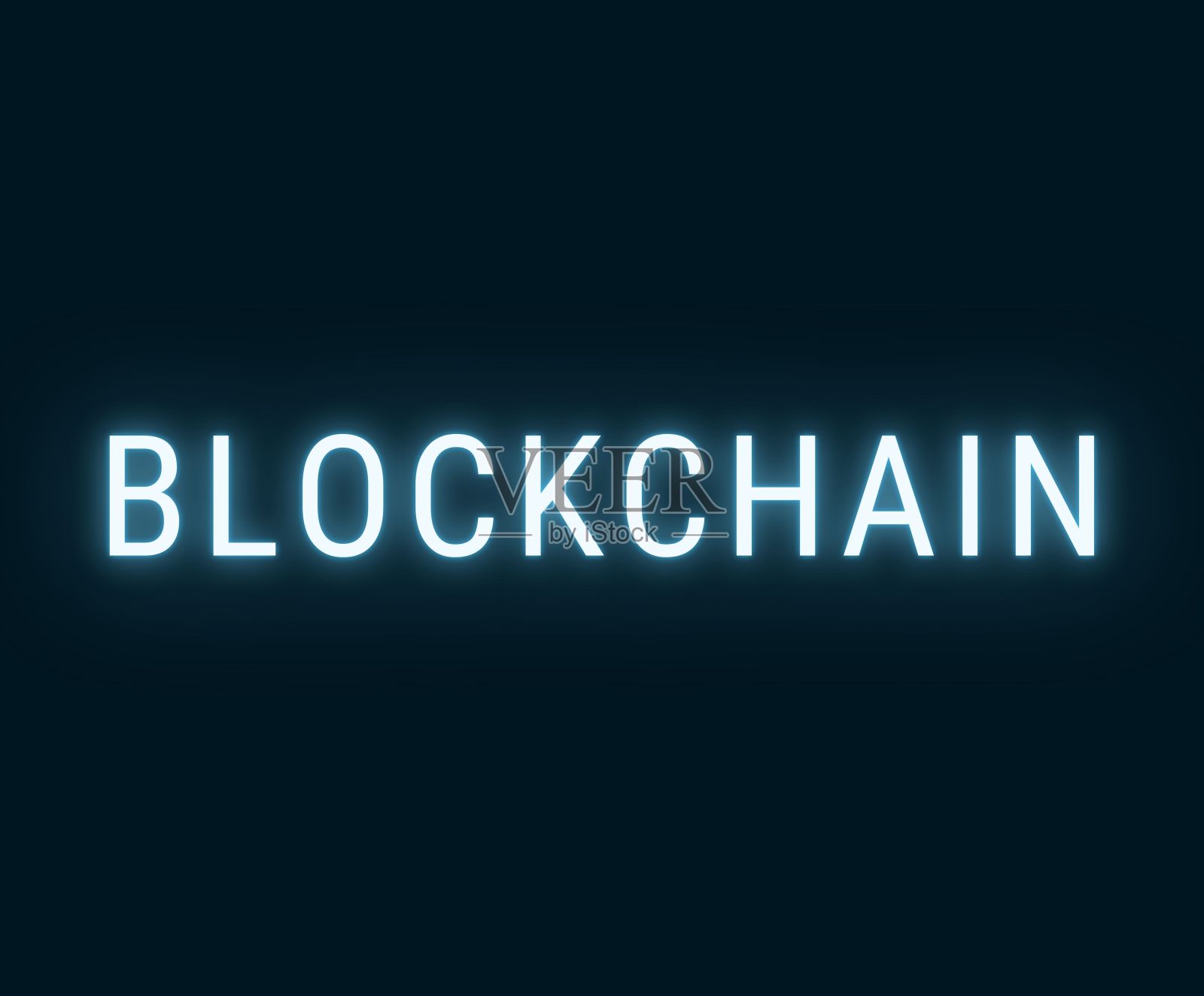 区块链元verse web 3.0加密比特币霓虹灯发光文本网页横幅海报标志插画图片素材