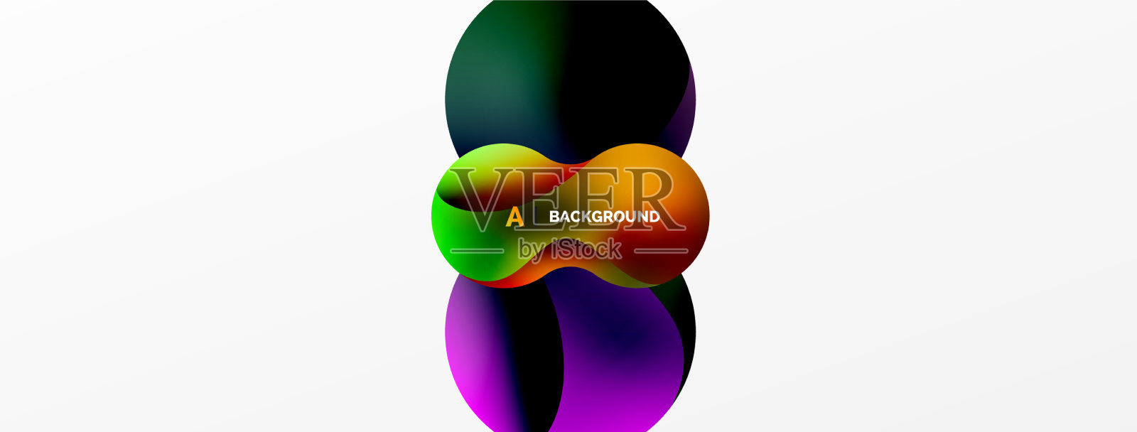 圆形几何背景抽象现代插画图片素材