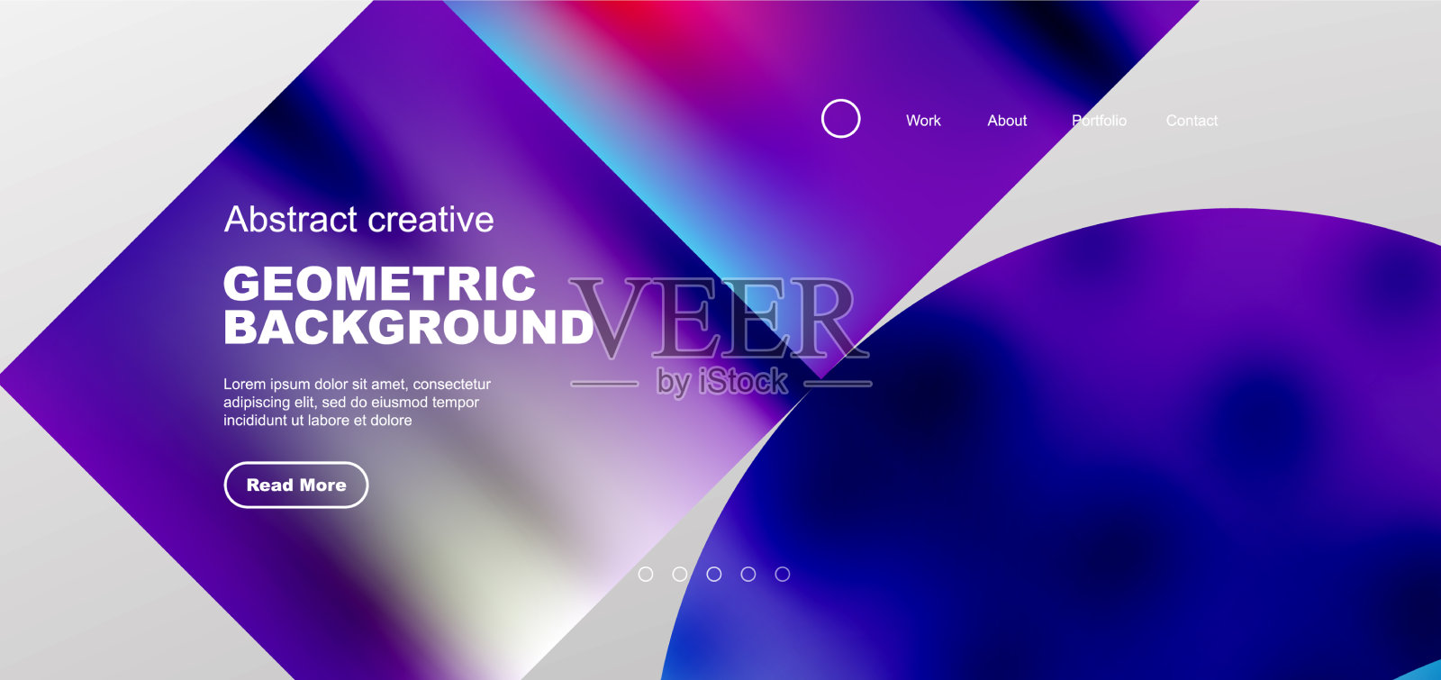 抽象的圆和线几何最小插画图片素材