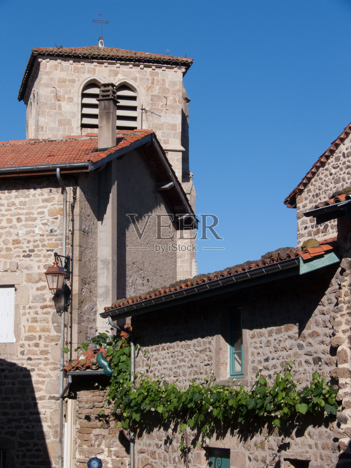 法国索文的垂直房屋照片摄影图片